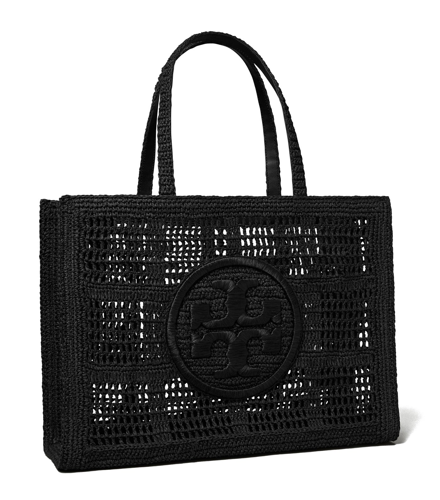 Ella Hand-Crocheted Large Tote Black
