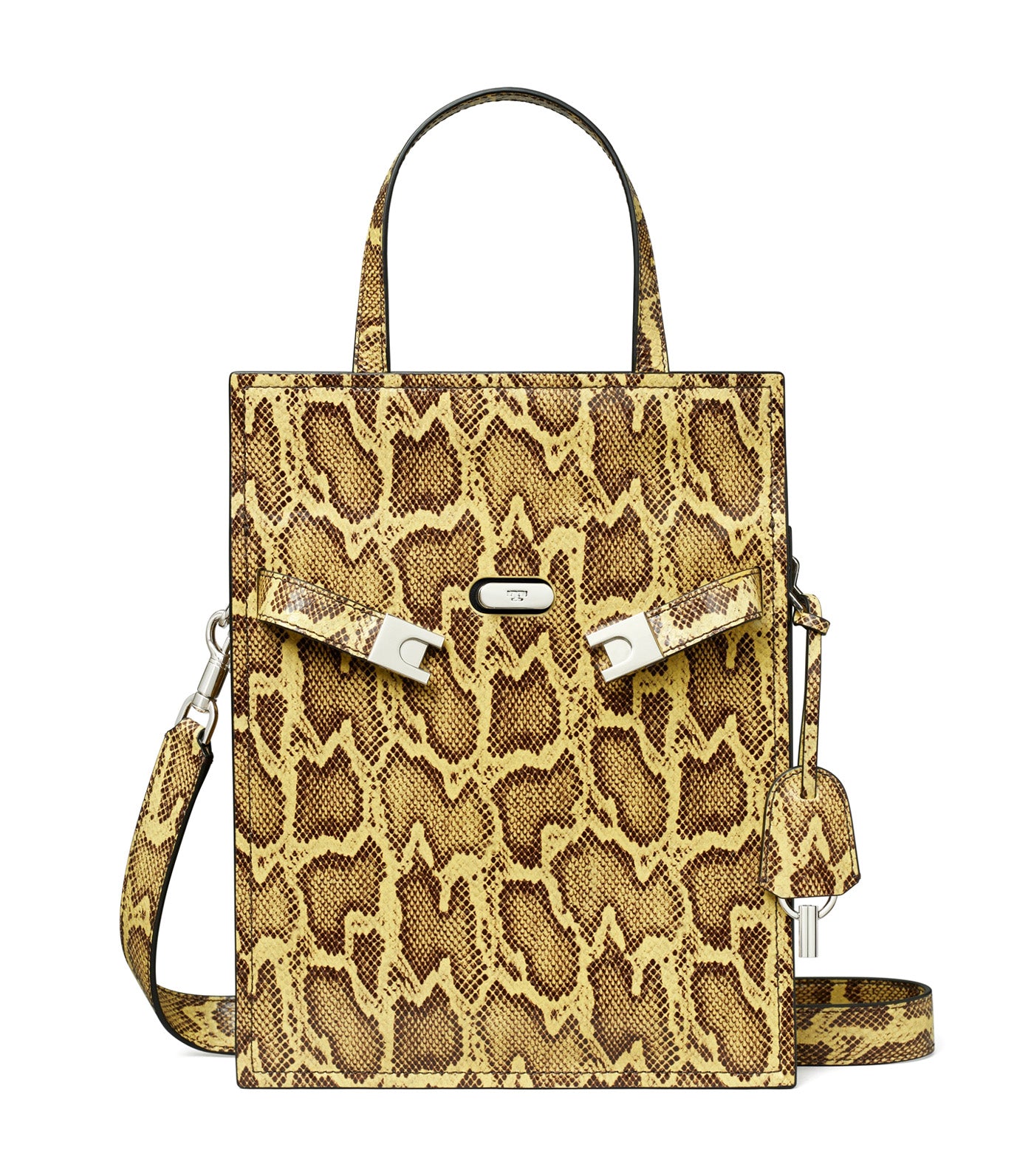 Lee Radziwill Exotic Small Shopper Tote Quince/Marten