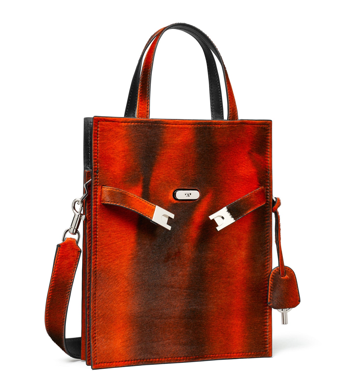 Lee Radziwill Haircalf Small Shopper Tote Bird Of Paradise