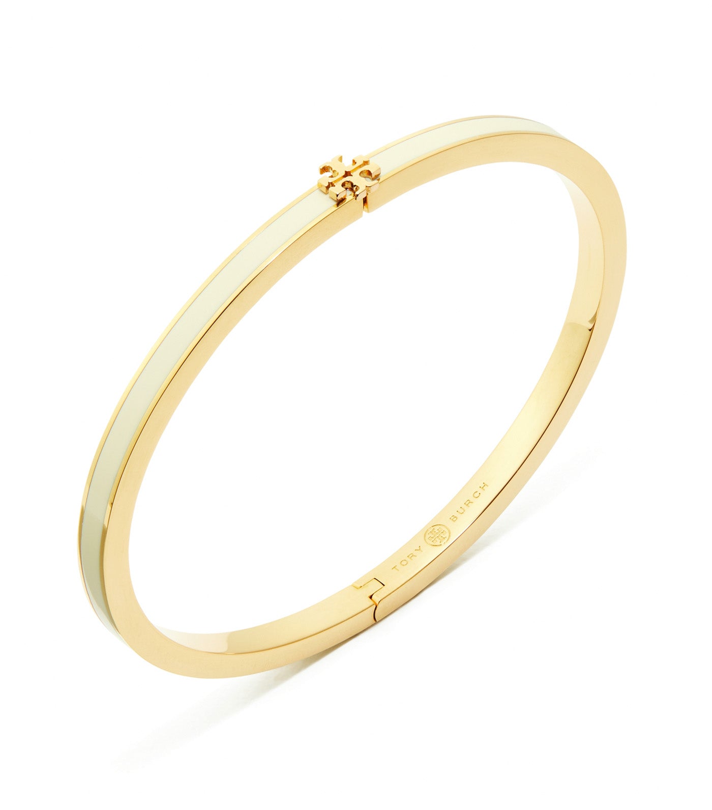 Tory Burch Thin Kira Enamel Bracelet Tory Gold/New Ivory