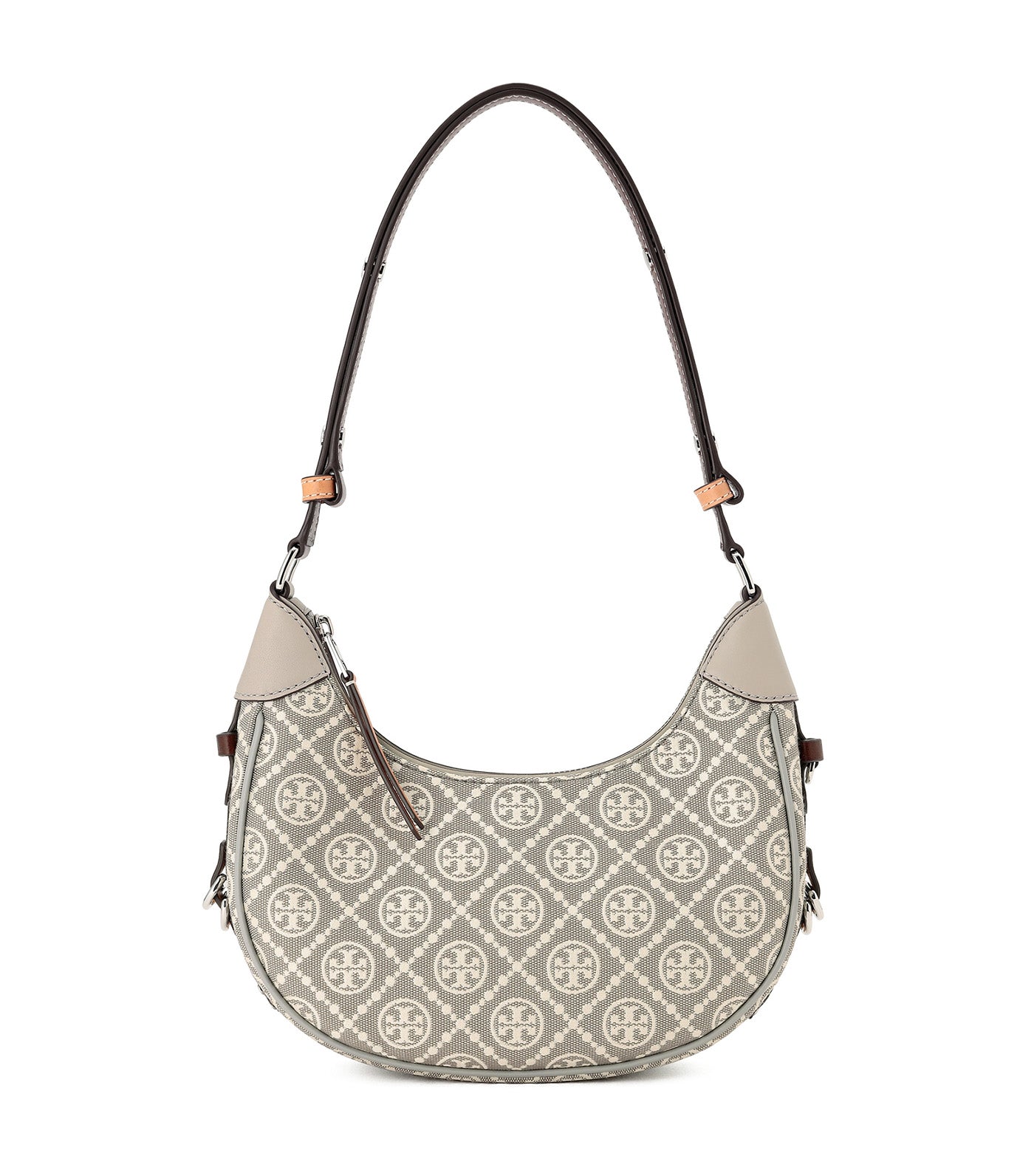 T Monogram Crescent Bag
