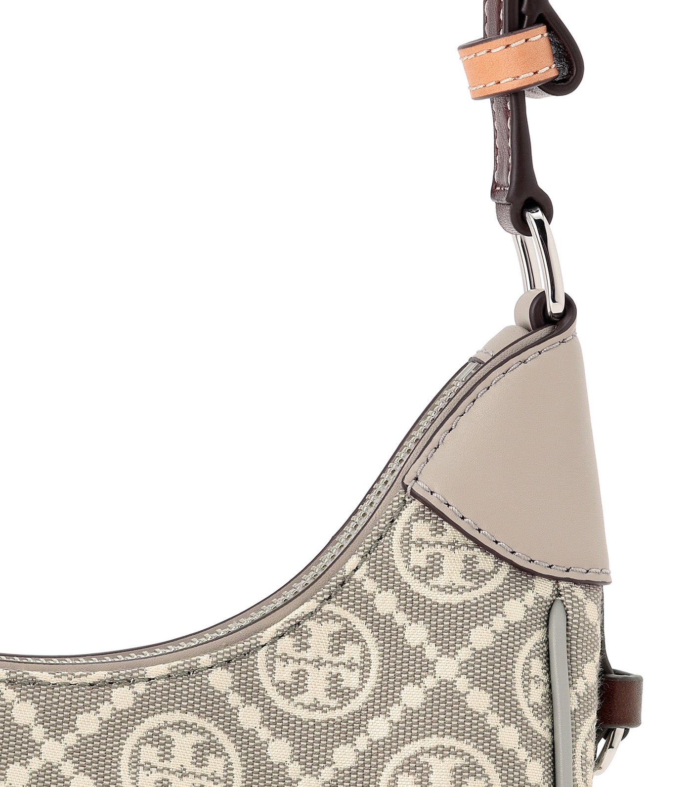 T Monogram Crescent Bag