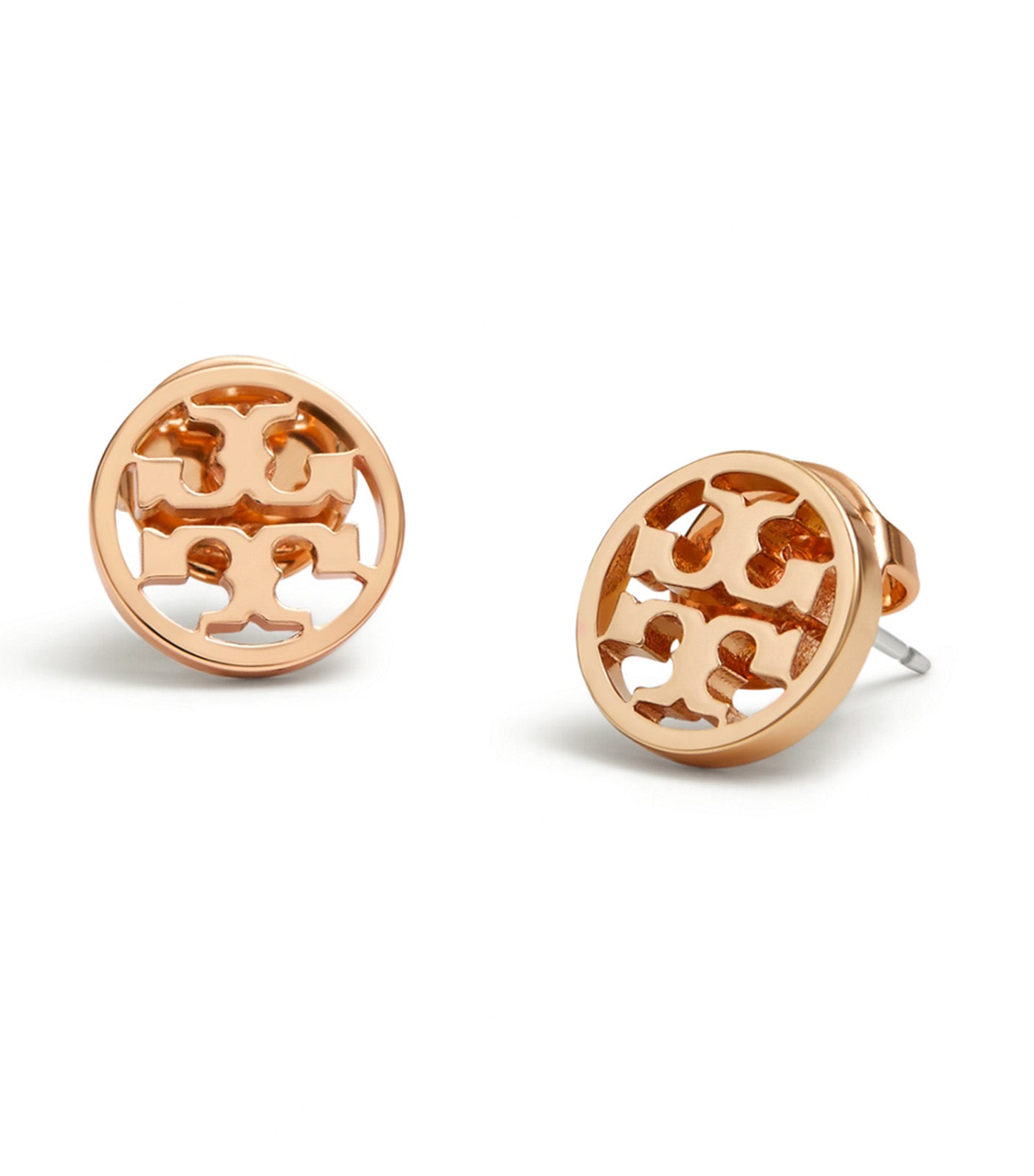 Icon Stud Earrings Rose Gold