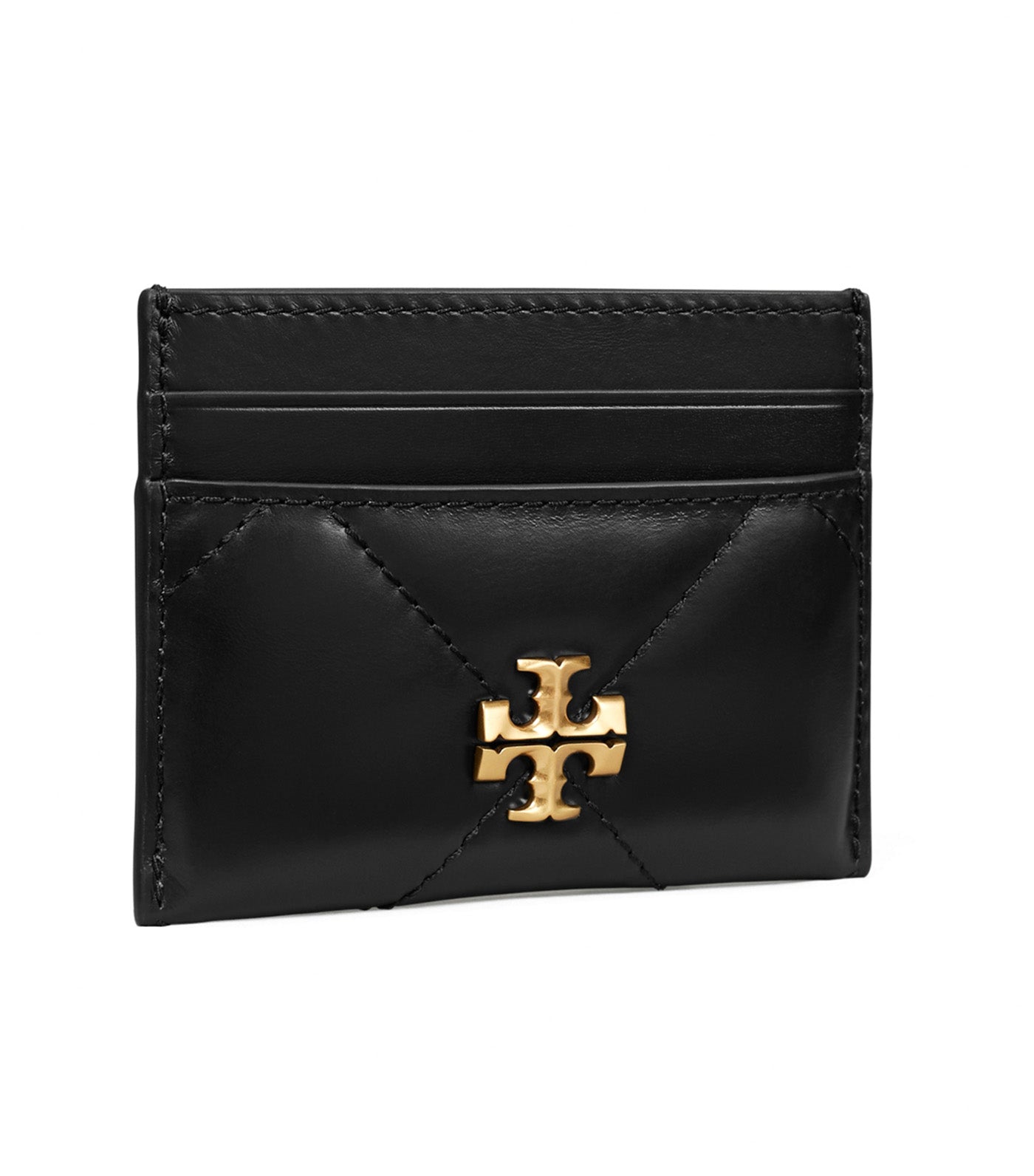 Kira Diamond Quilt Card Case Black
