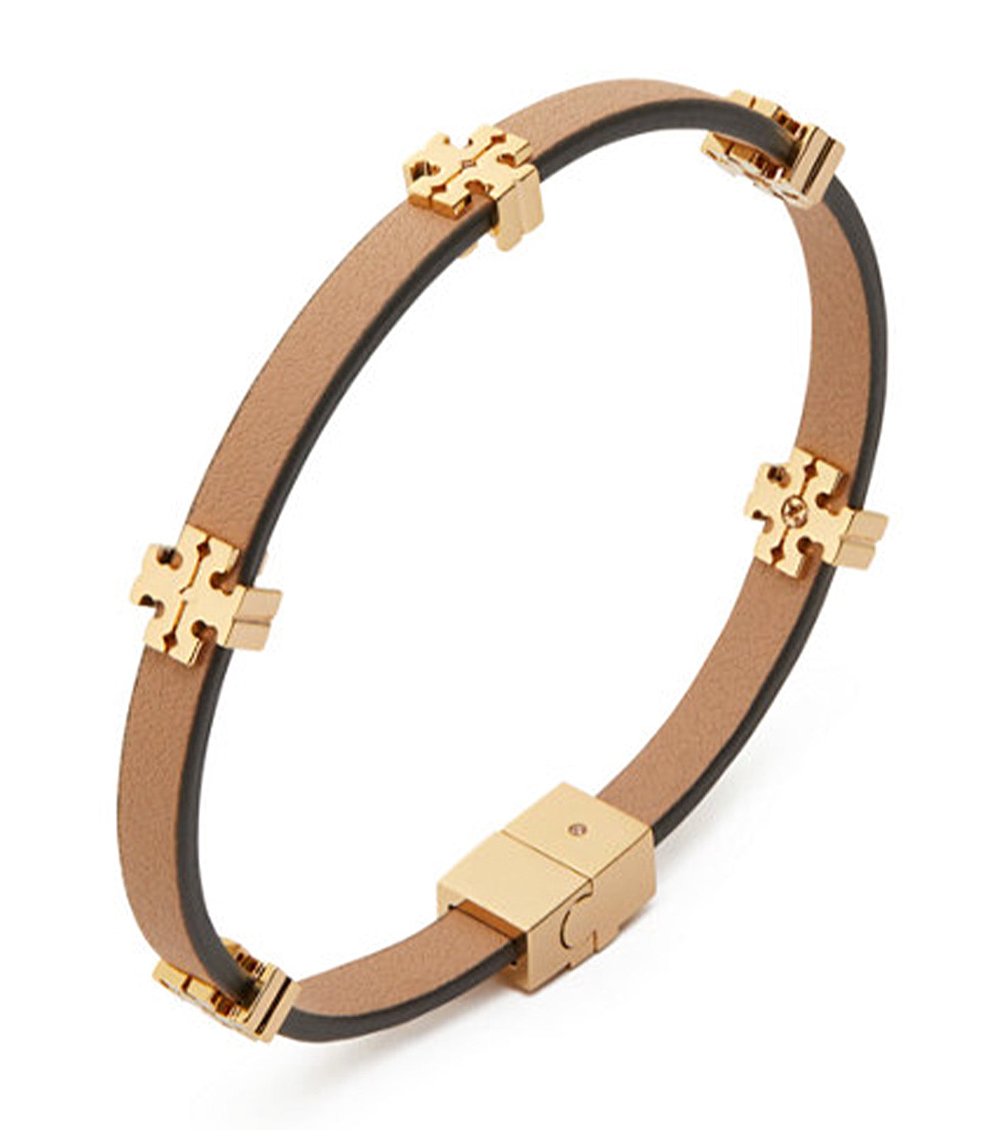 Tory Burch Eleanor Bio Bracelet Tory Gold/Classic Chestnut