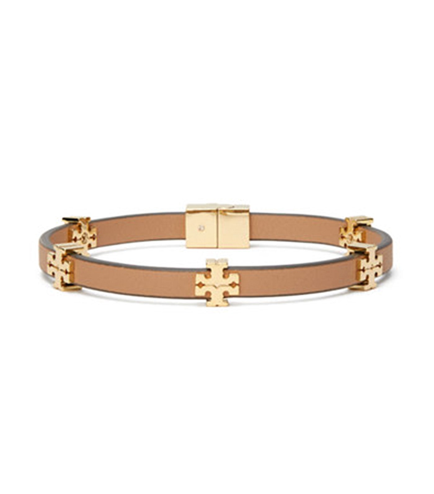 Tory Burch Eleanor Bio Bracelet Tory Gold/Classic Chestnut