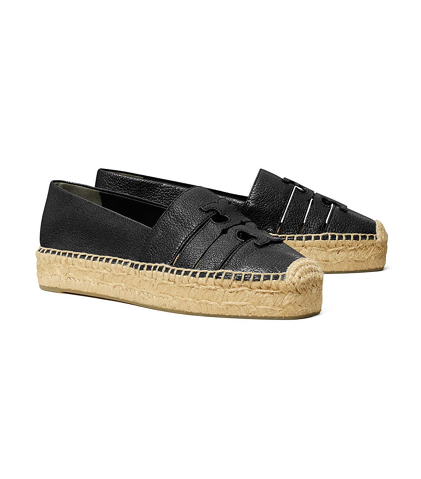 Tory Burch Ines Platform Espadrille Perfect Black