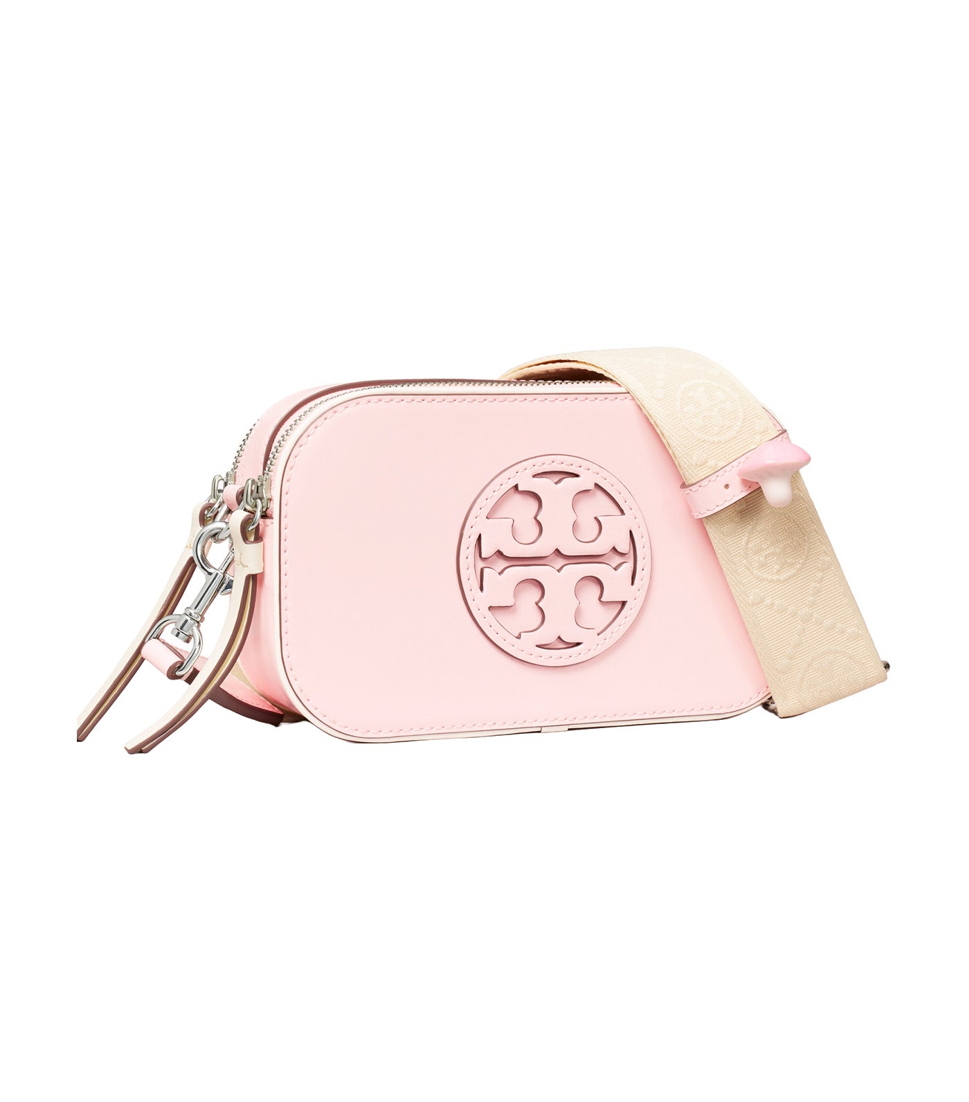 Mini Miller Spazzolato Crossbody Bag Pink