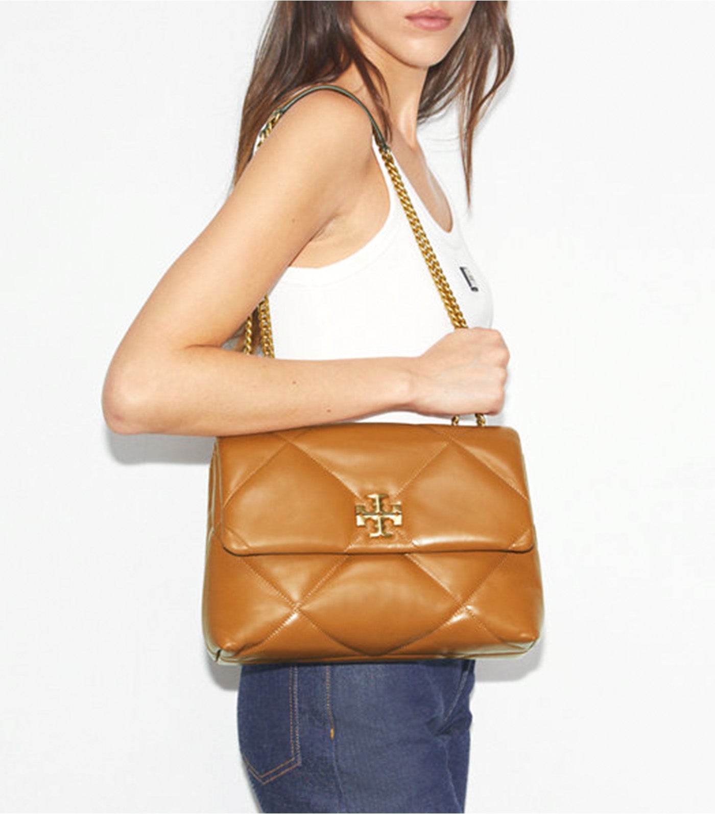 Kira Diamond Quilt Shoulder Bag