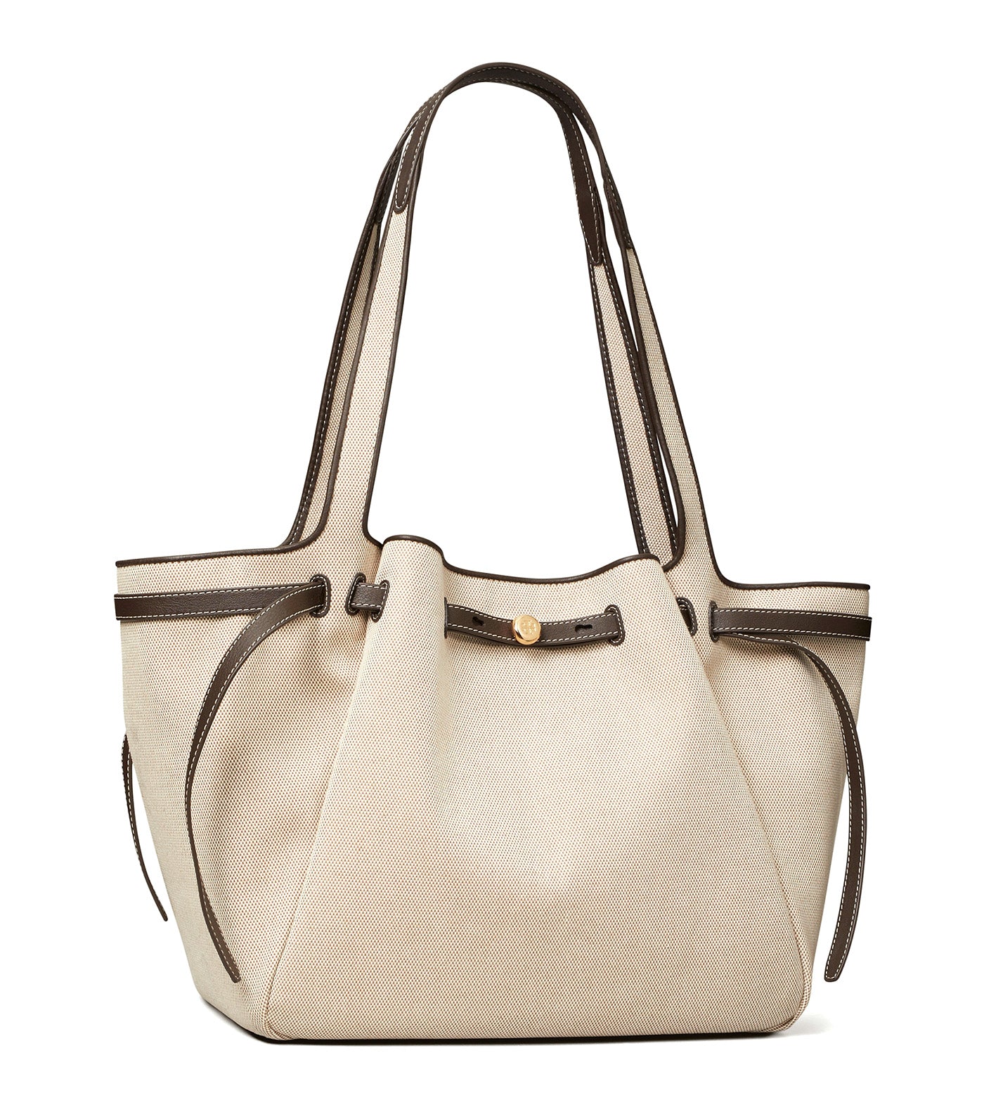 Romy Canvas Tote Dusty Almond/Bianco White