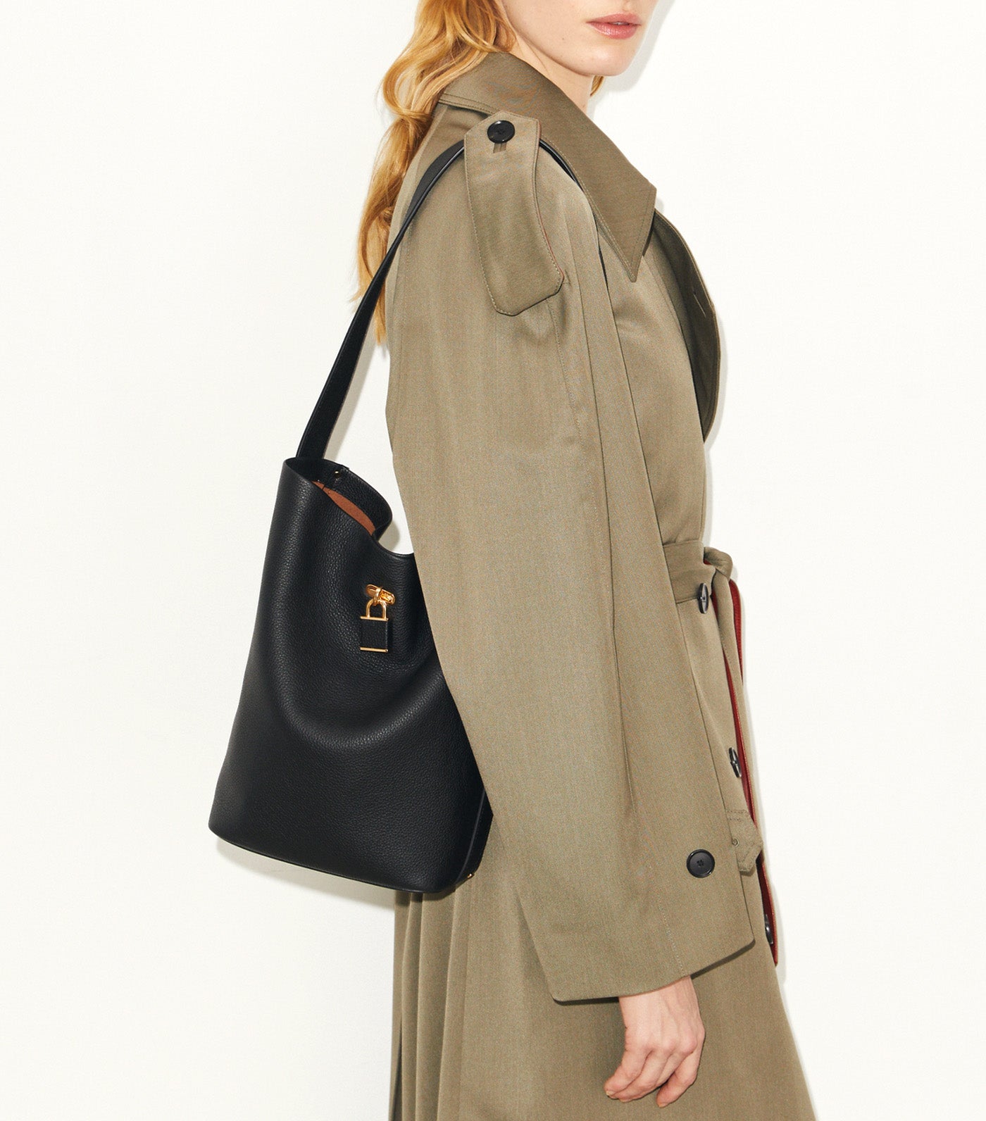 Tory Burch Lock Slim Bucket Bag | Rustan's