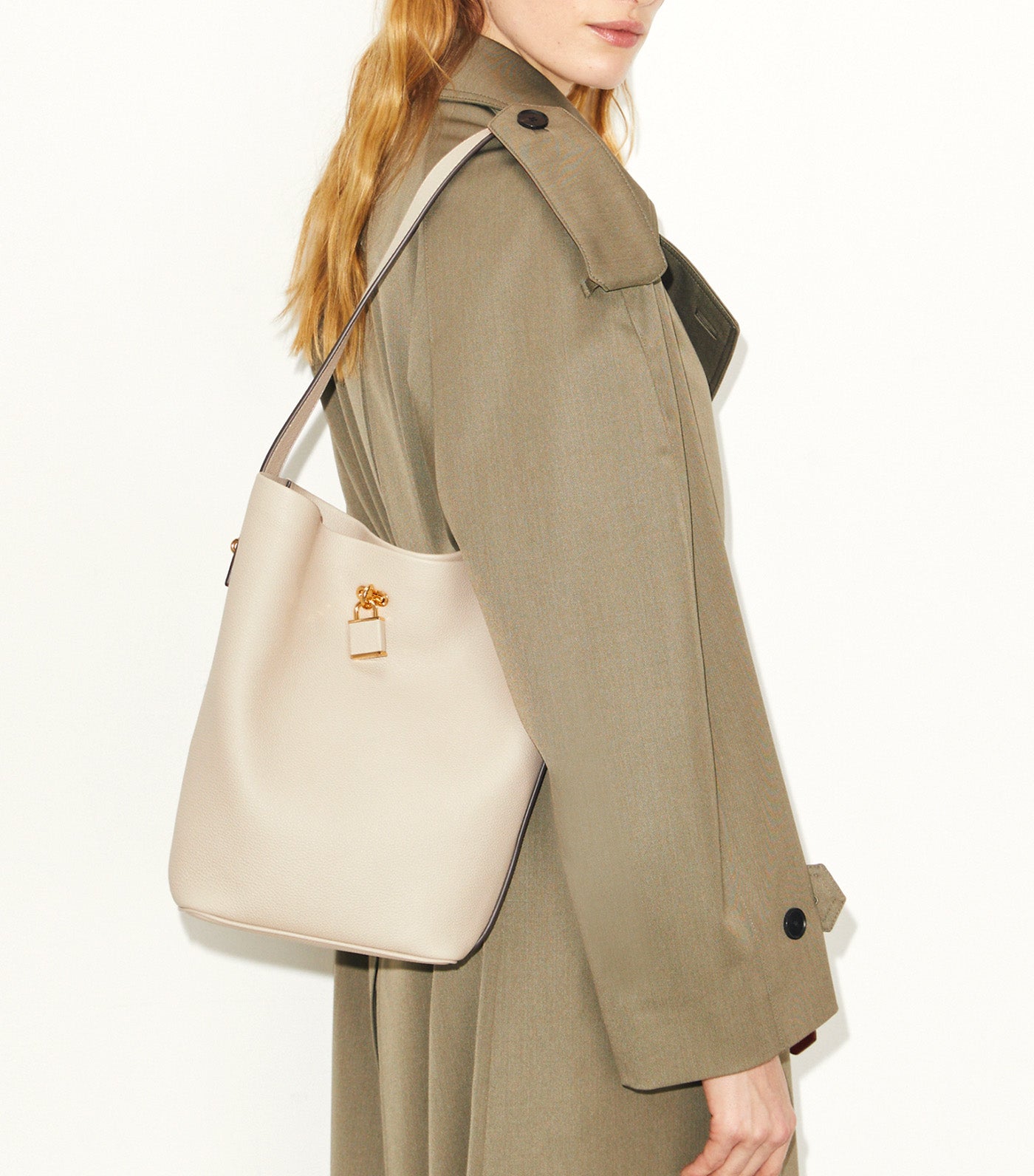 Lock Slim Bucket Bag