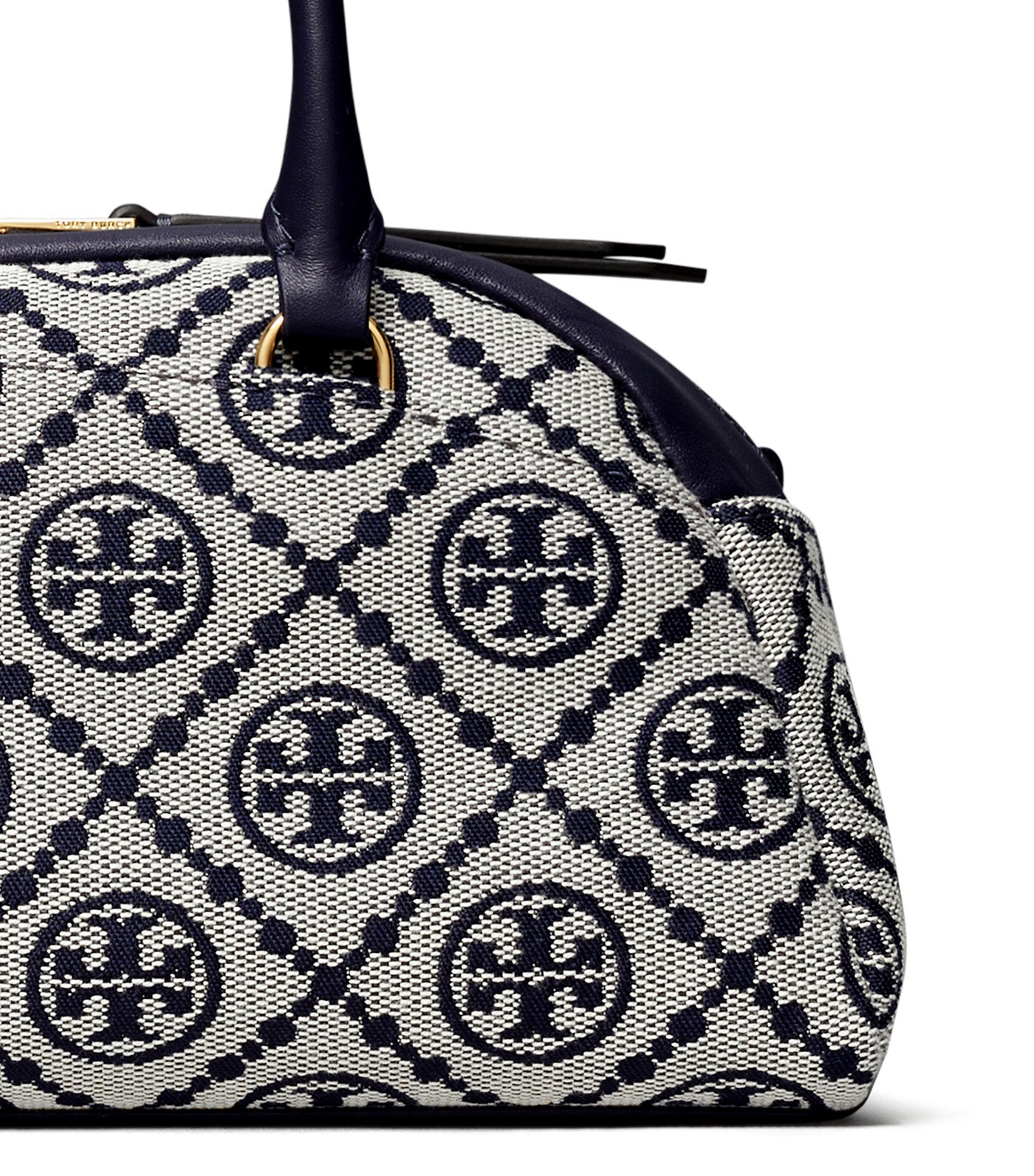 T Monogram Small Bowler Tory Navy