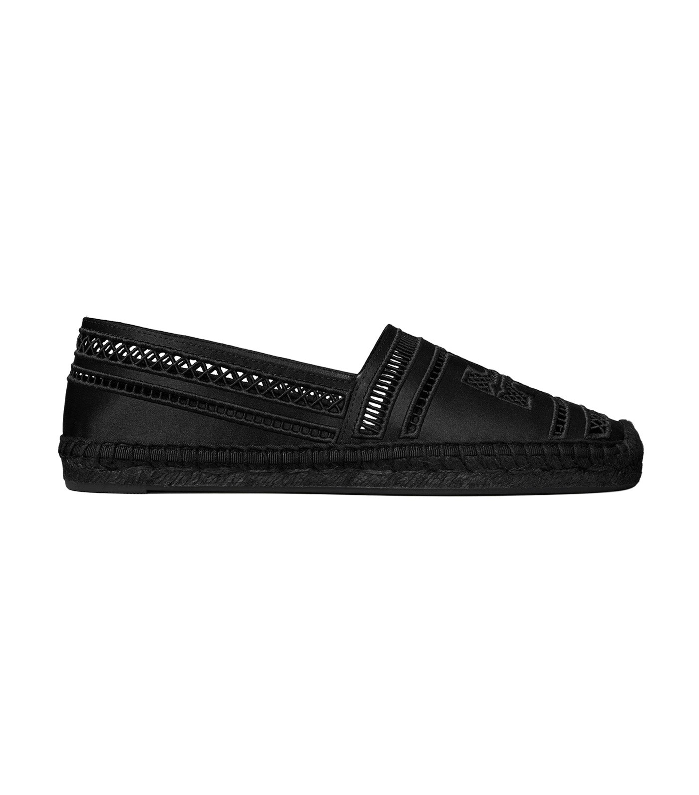 Tory Burch Open Weave Espadrille Perfect Black 