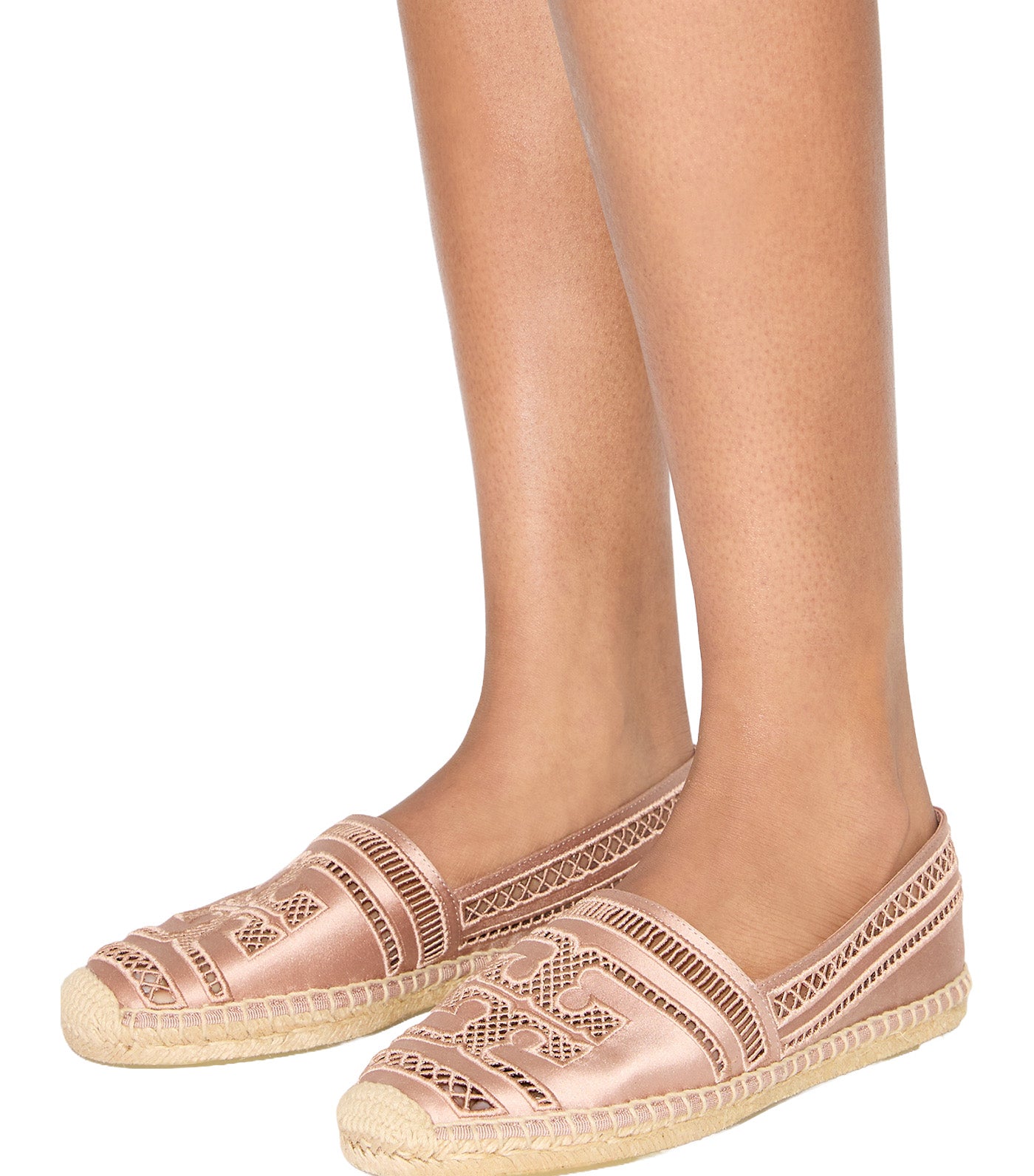 Open Weave Espadrille Vintage Mauve