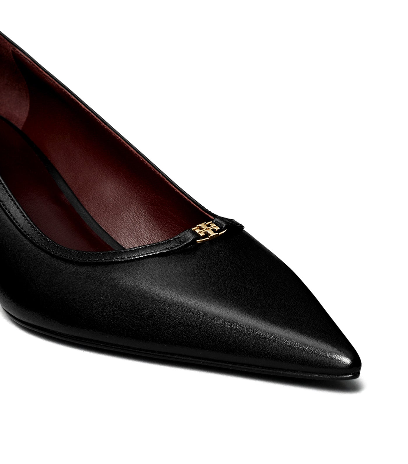 Double T Buckle Low-Heeled Pump