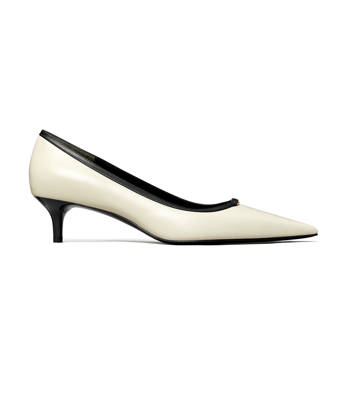 Double T Buckle Low-Heeled Pump