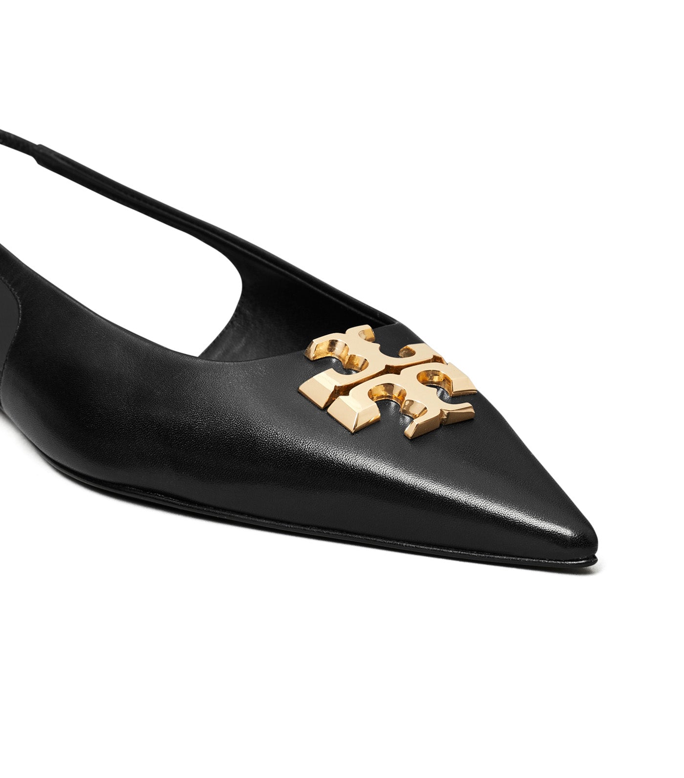Eleanor Slingback Flat Perfect Black/Gold