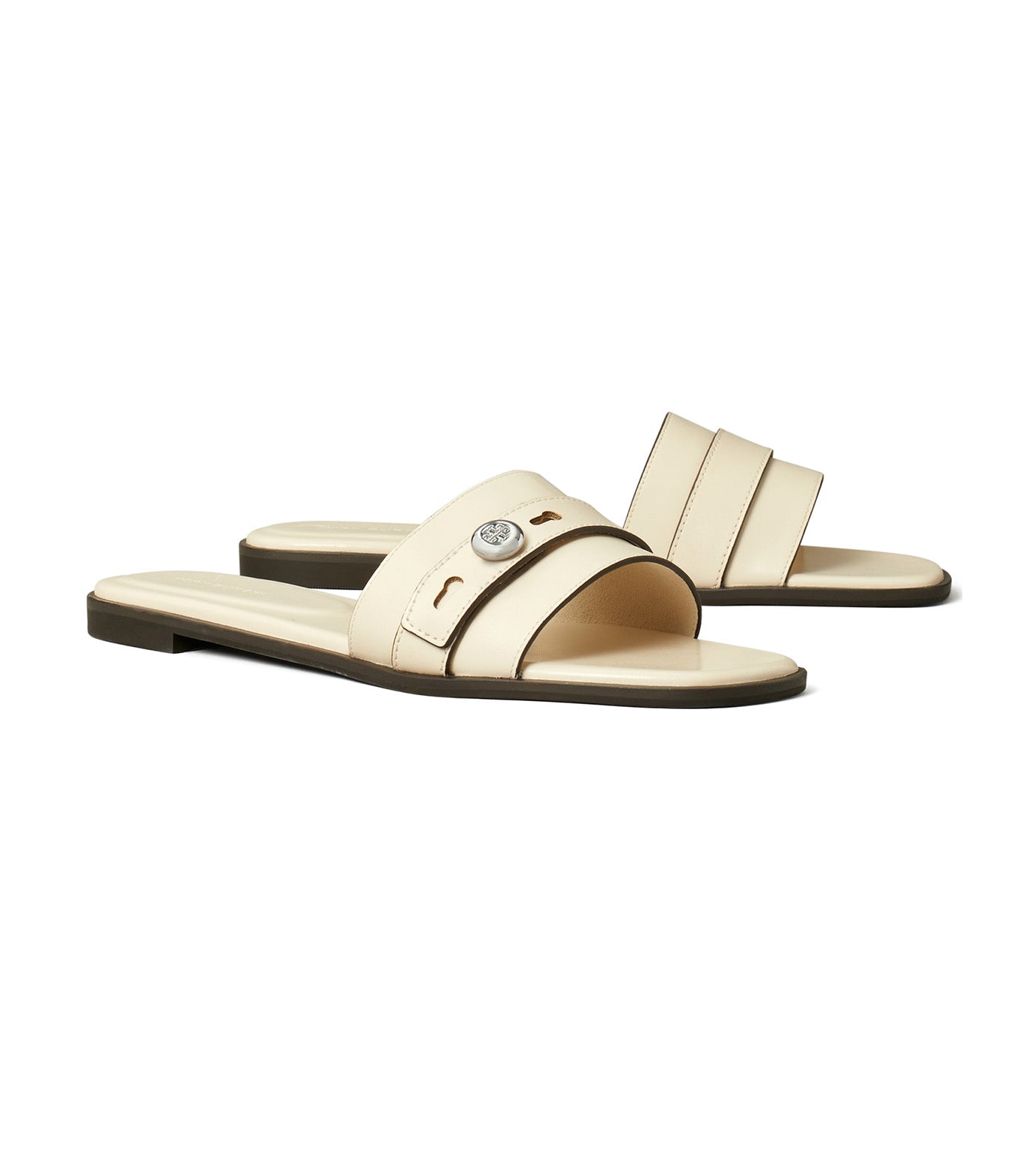Tory Burch Romy Slide Light Cream