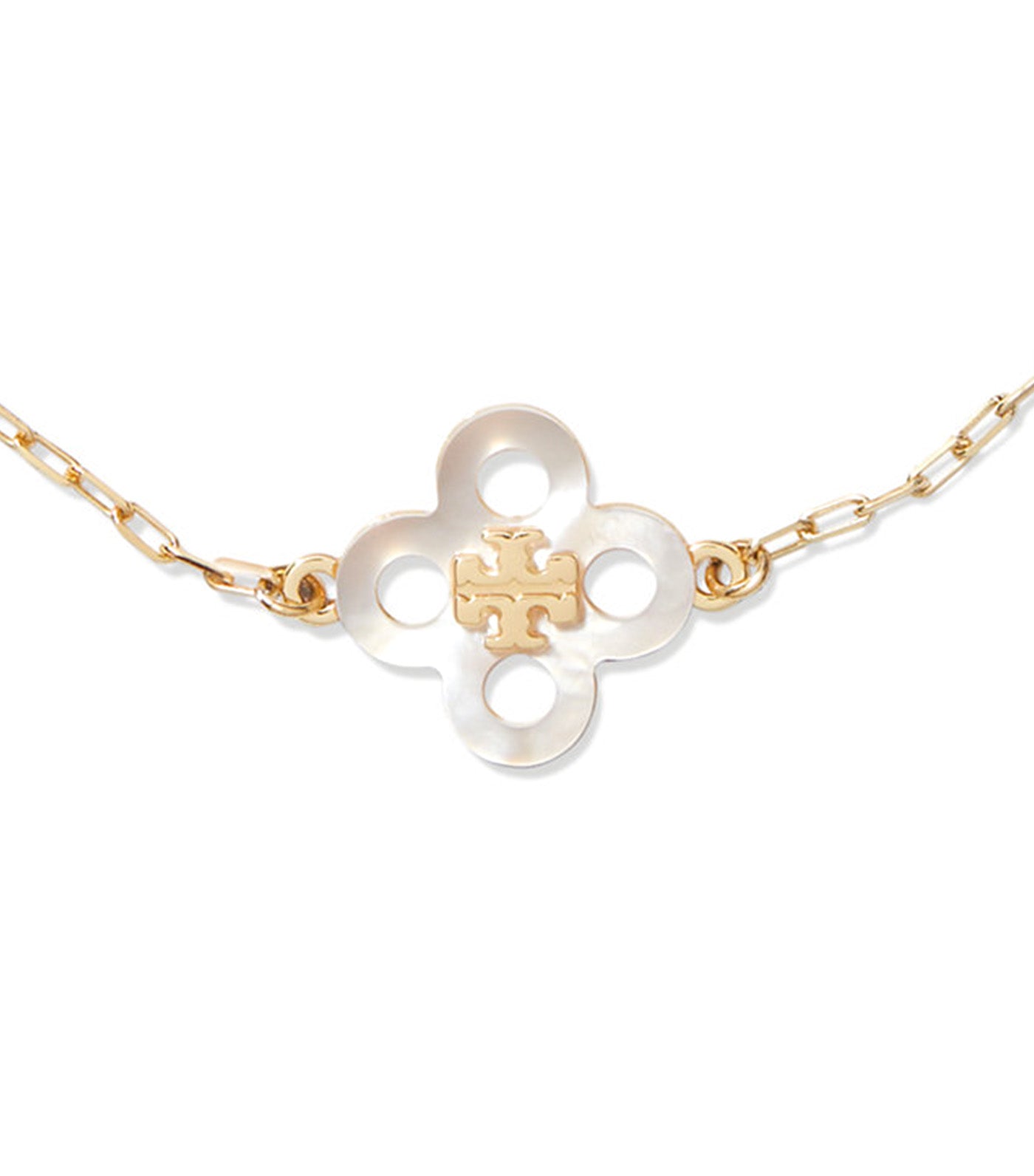 Forget Me Not Delicate Pave Bracelet Tory Gold/Multi