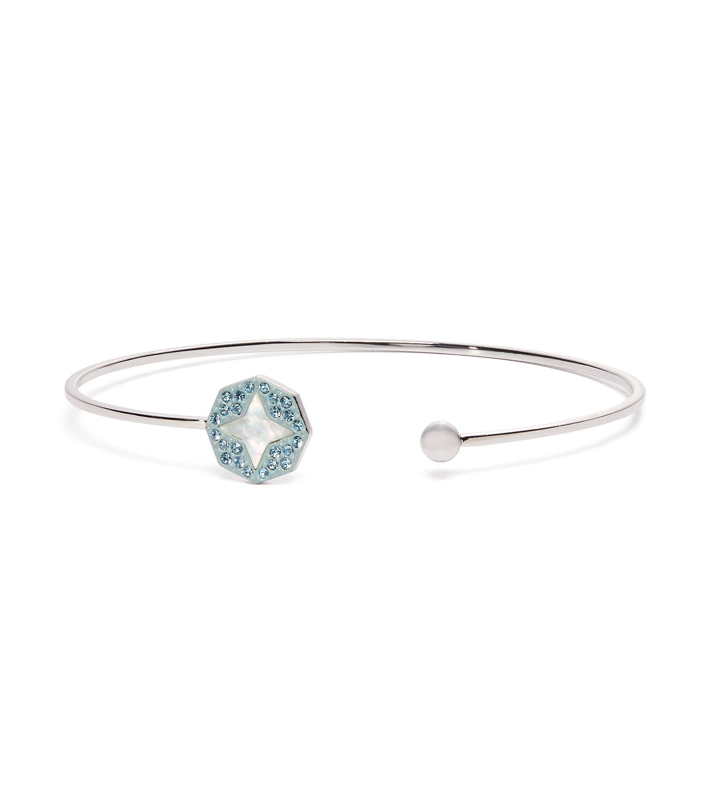 Forget Me Not Open Cuff Tory Silver