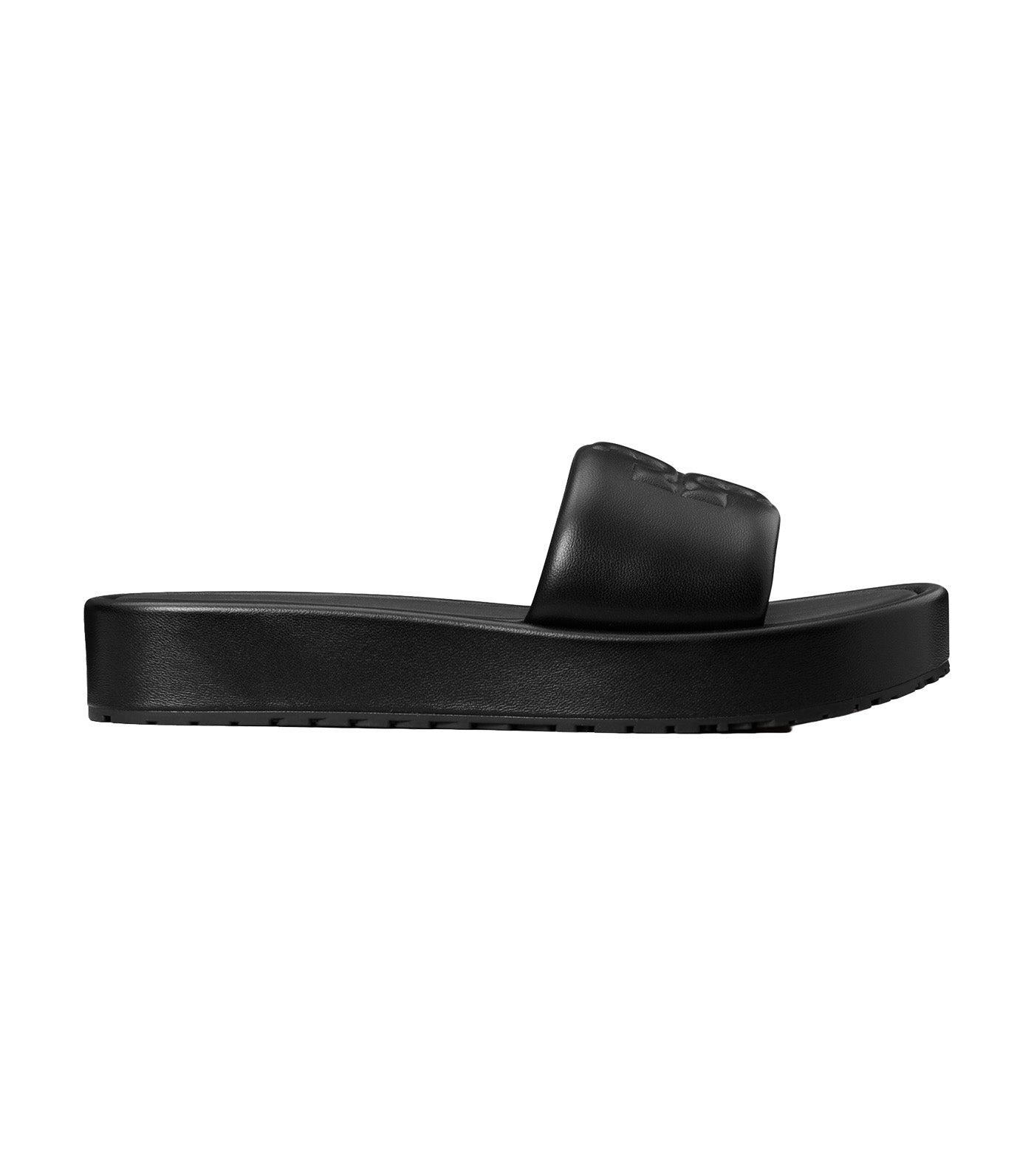 Double T Sport Platform Slide Perfect Black