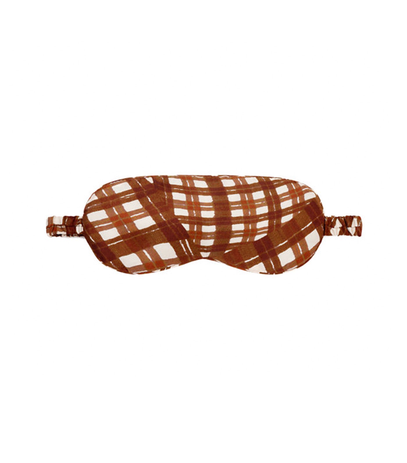 Complimentary Sleeping Pouch Brown Warped Gingham