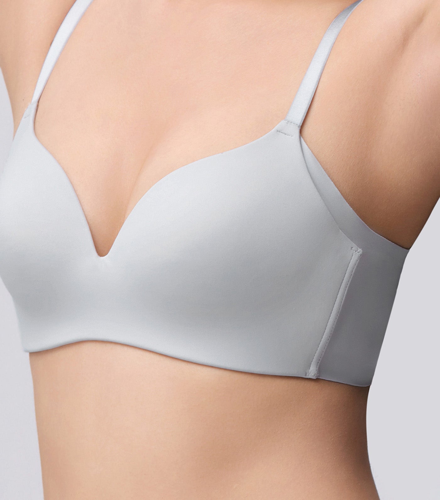 Tri-Zone 2.0 Non-Wired Padded Bra Gray