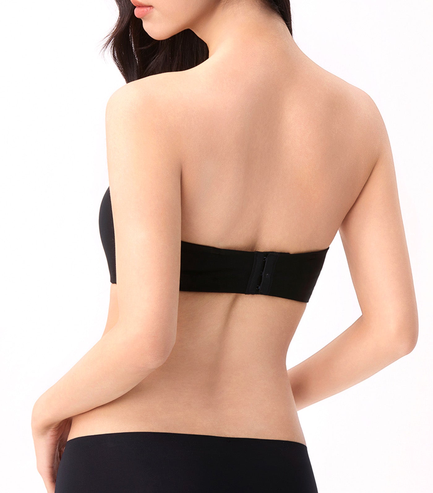 Tri-Zone 2.0 Non-Wired Padded Detachable Bra Black