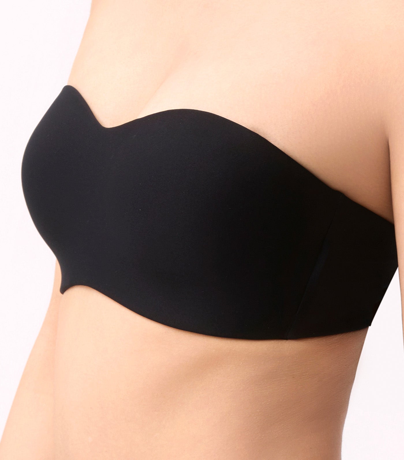 Tri-Zone 2.0 Non-Wired Padded Detachable Bra Black
