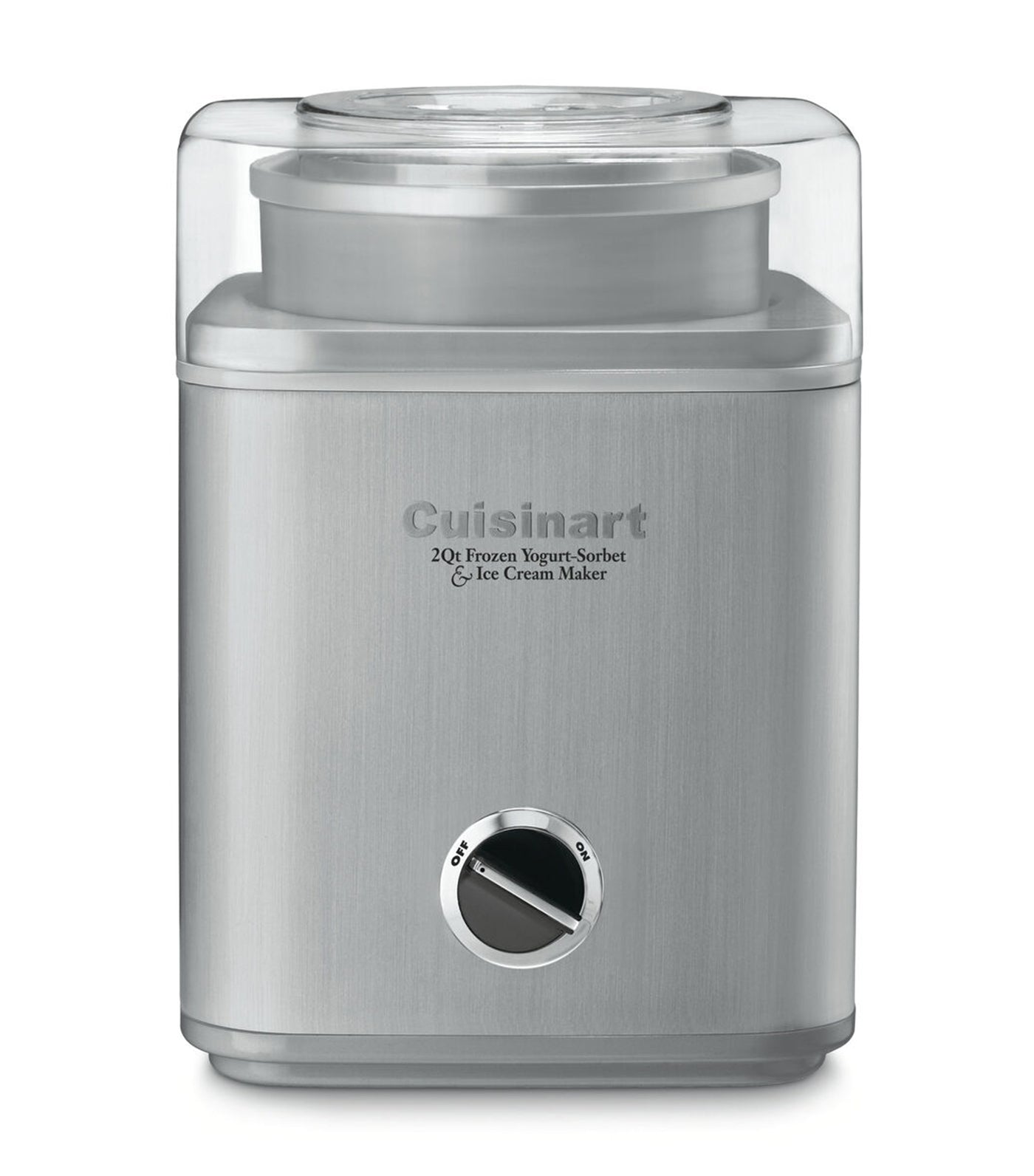 Pure Indulgence Ice Cream Maker -  Silver, 2 Quarts