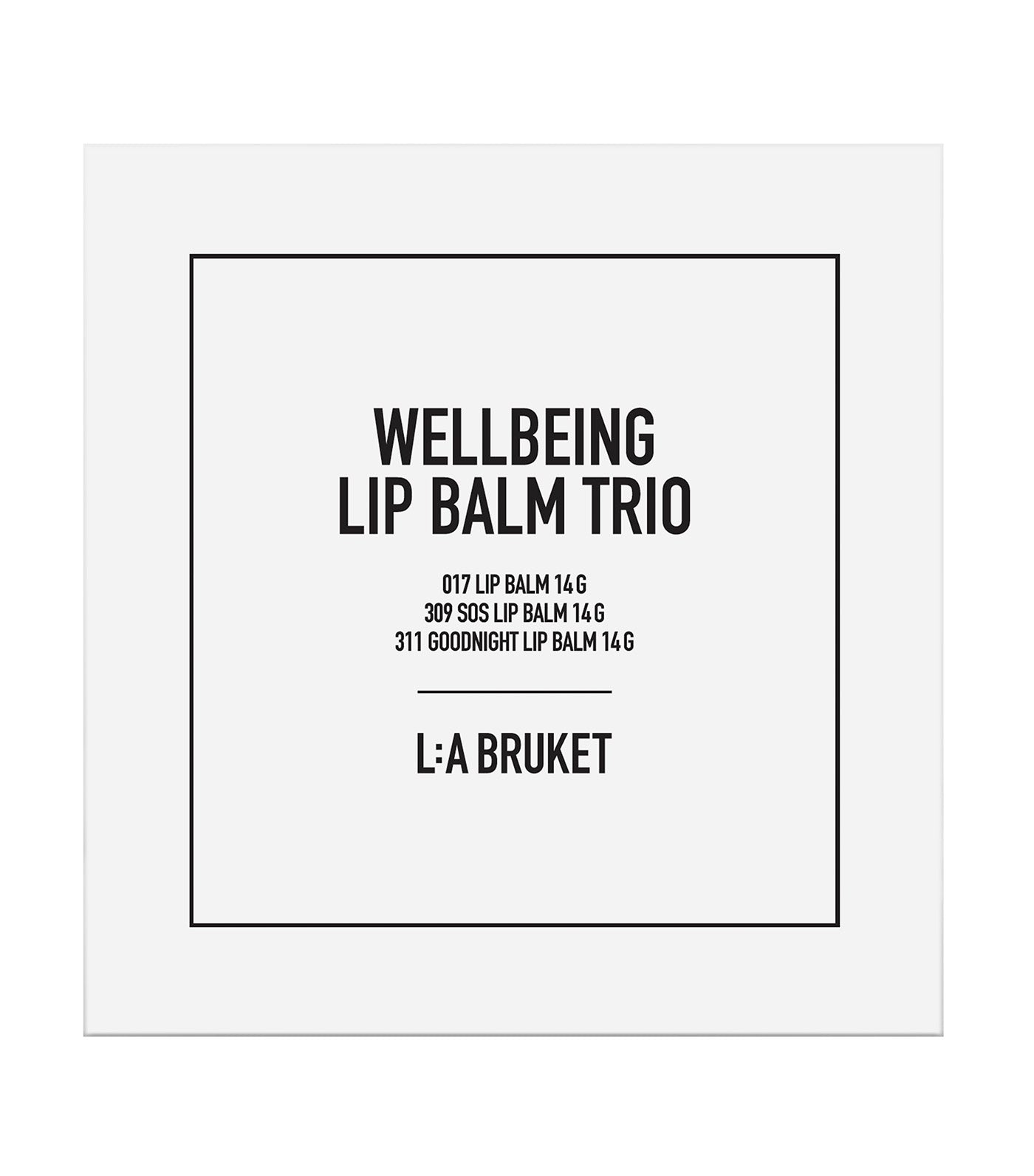 Wellbeing Lip Balm Trio