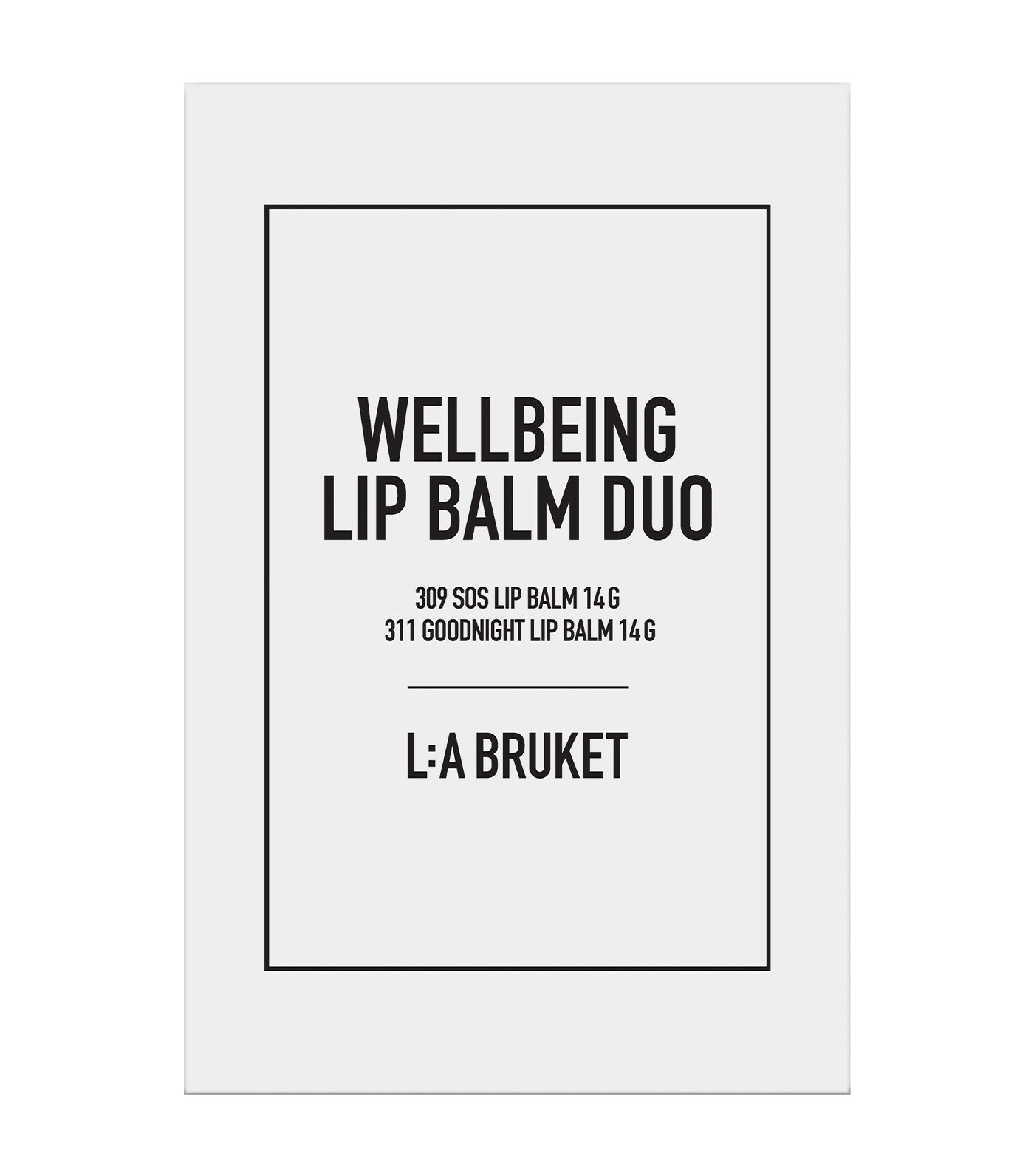 Wellbeing Lip Balm Duo