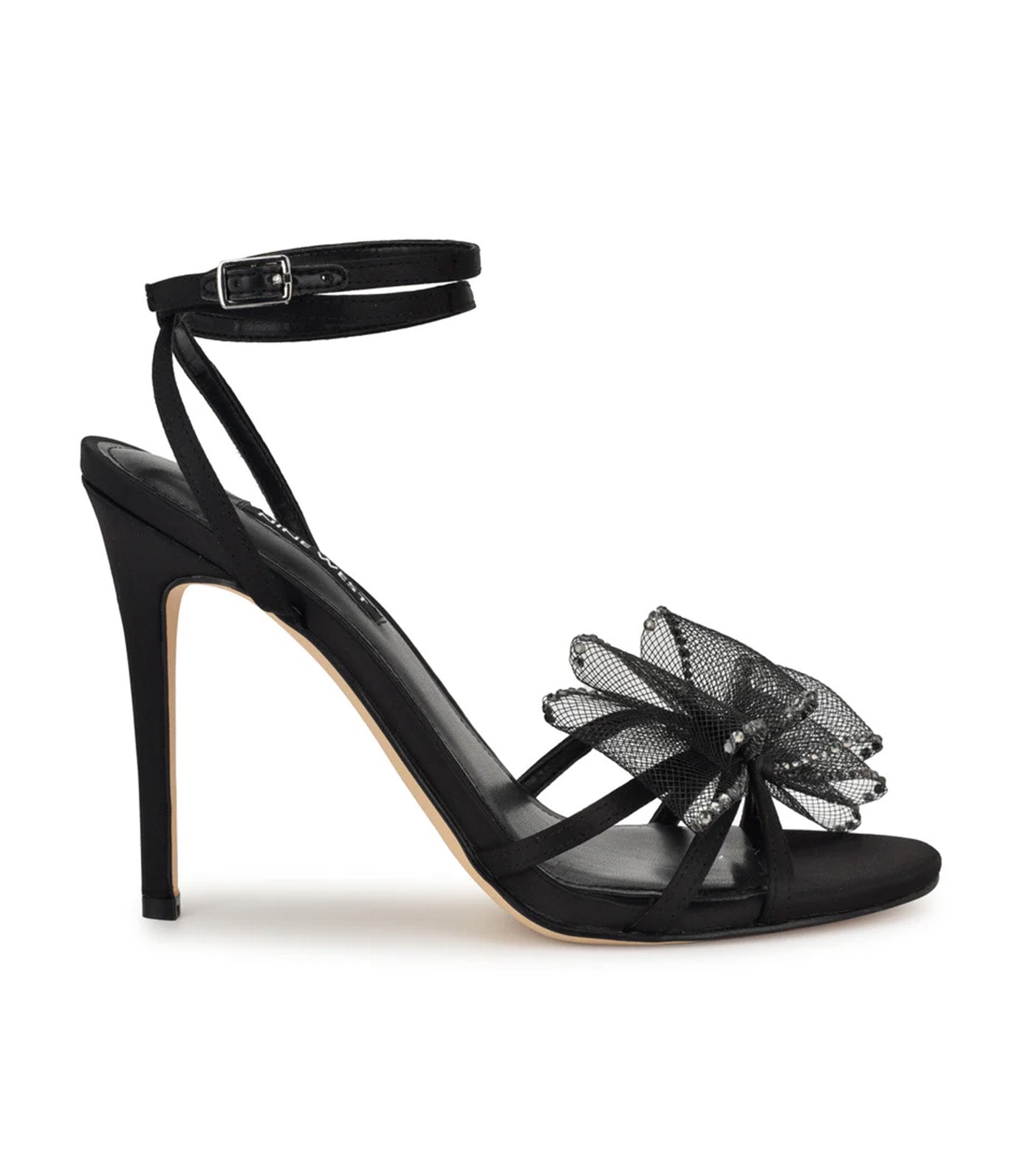 Minky Bow Heeled Sandals