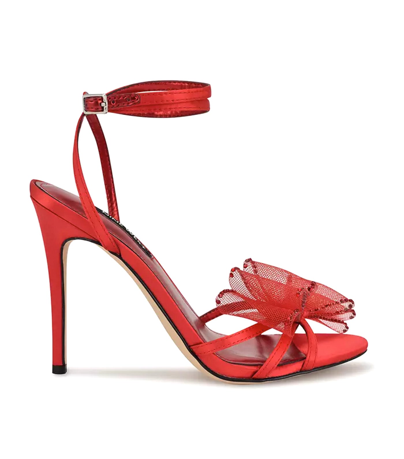 Minky Bow Heeled Sandals