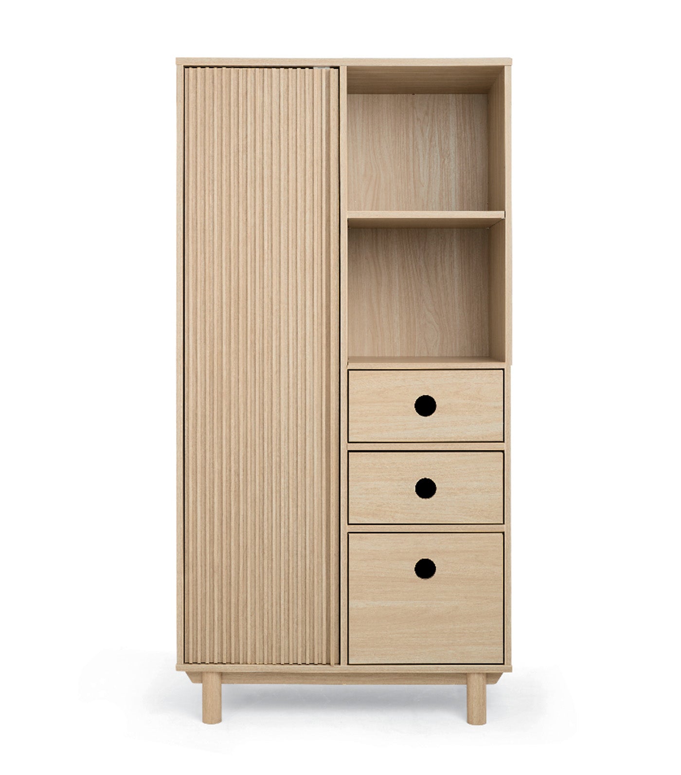 Oska Wardrobe Natural Oak