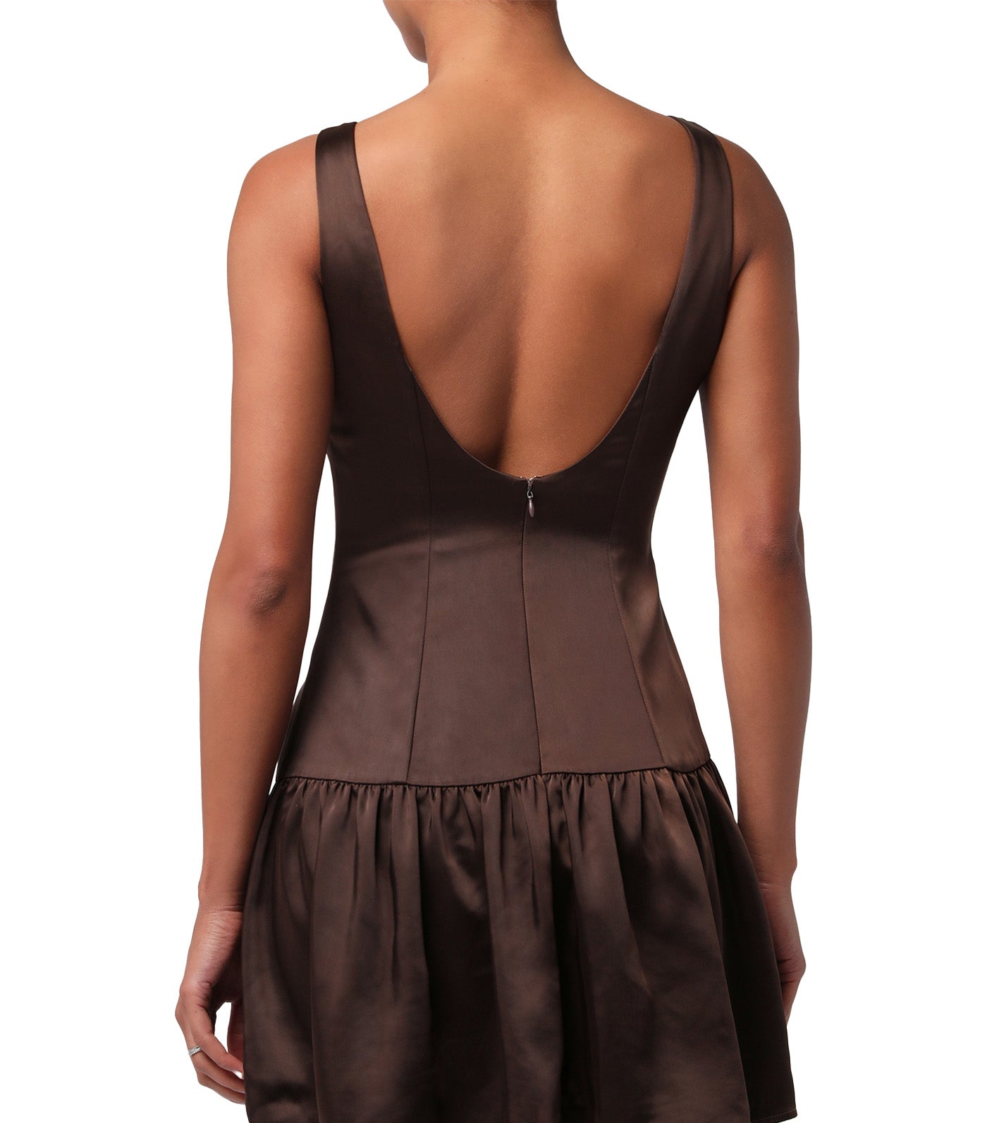 Lulus Rory Mini Dress with Cover Brown