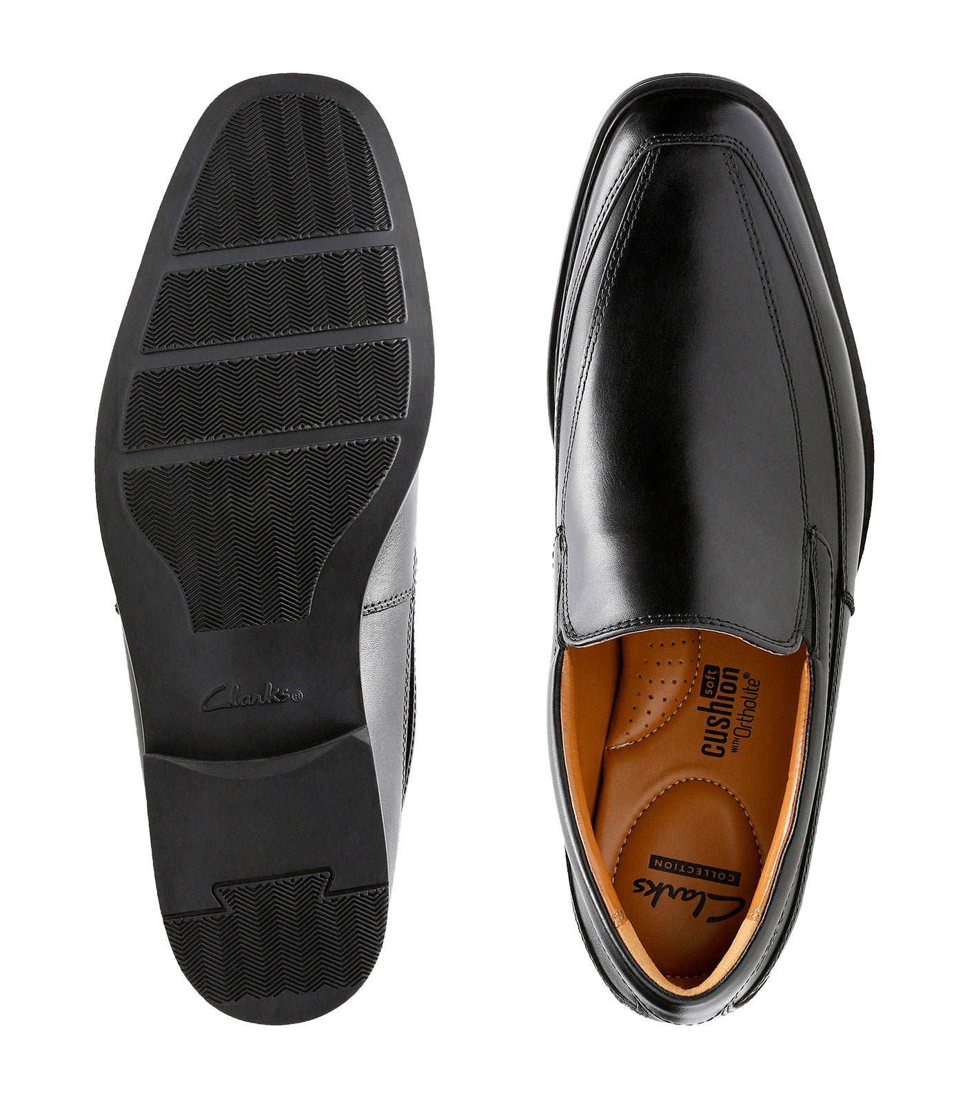 Clarks tilden free black best sale