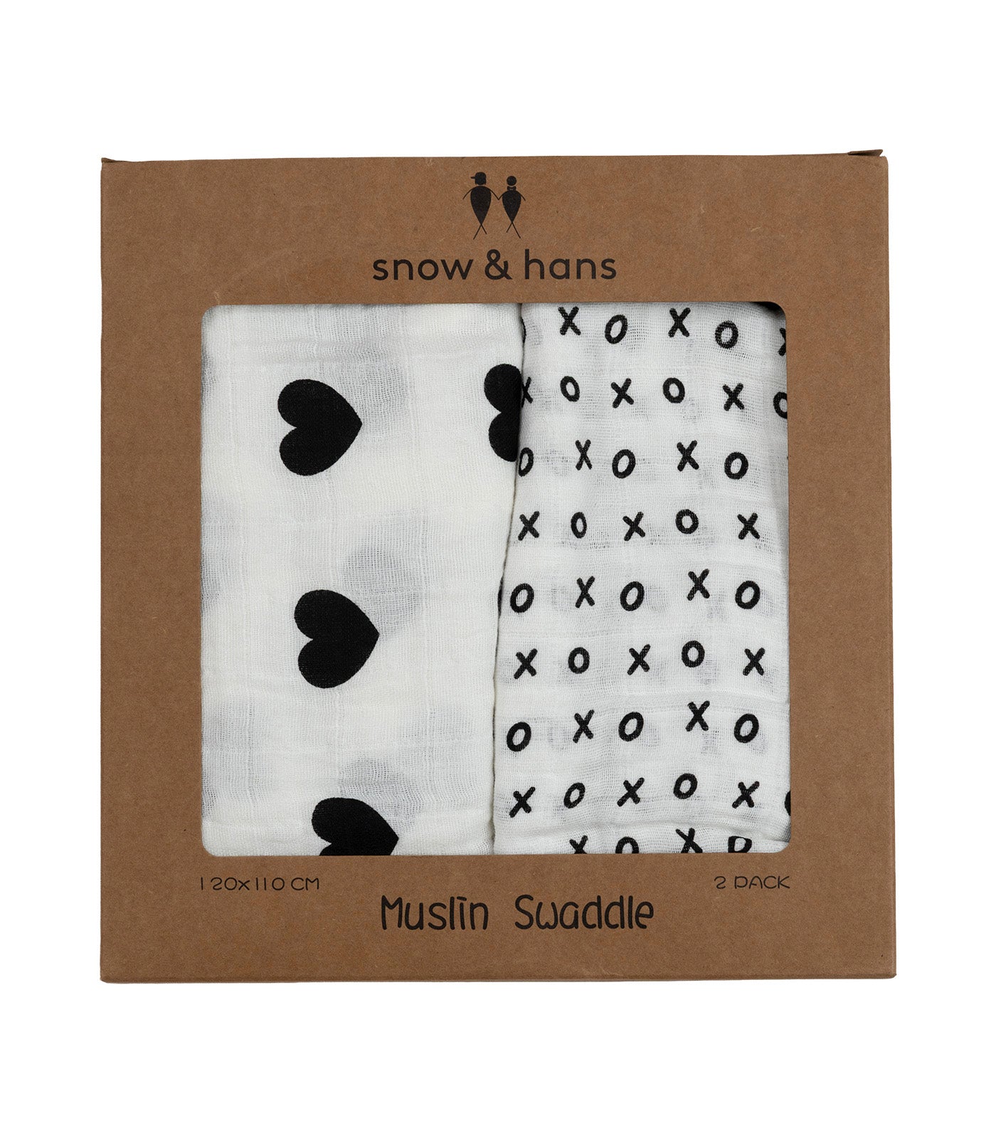 Snow & Hans 2-Piece Muslin Blanket