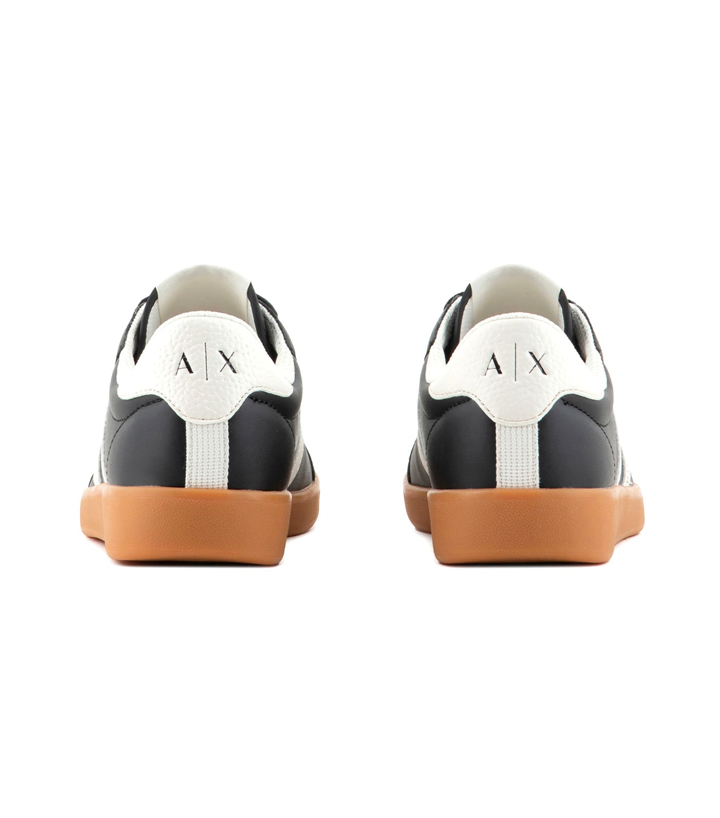 Women's Sneakers with Sidebands Black/Off White