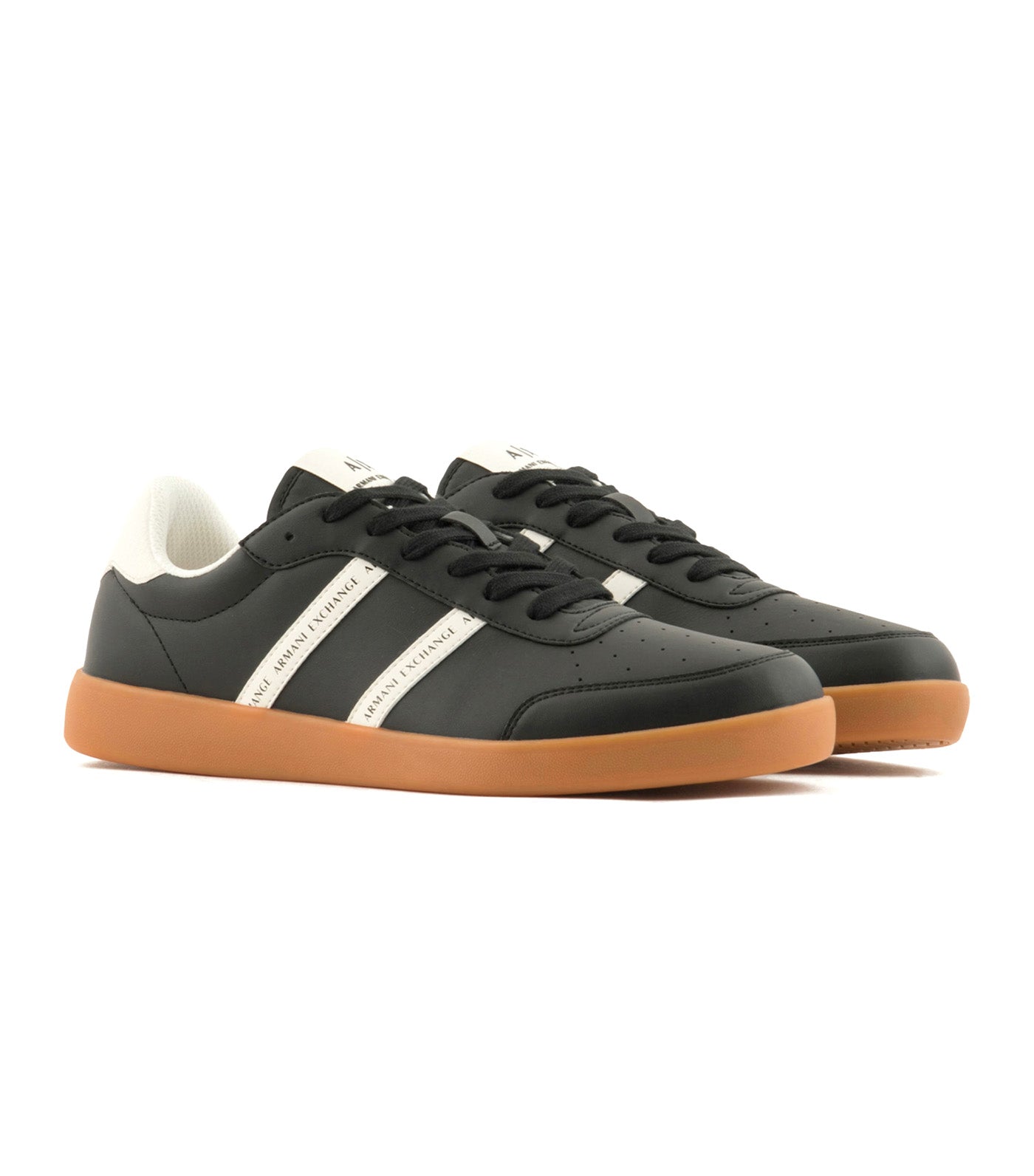 Men's Sneakers with Logo Black/Off White