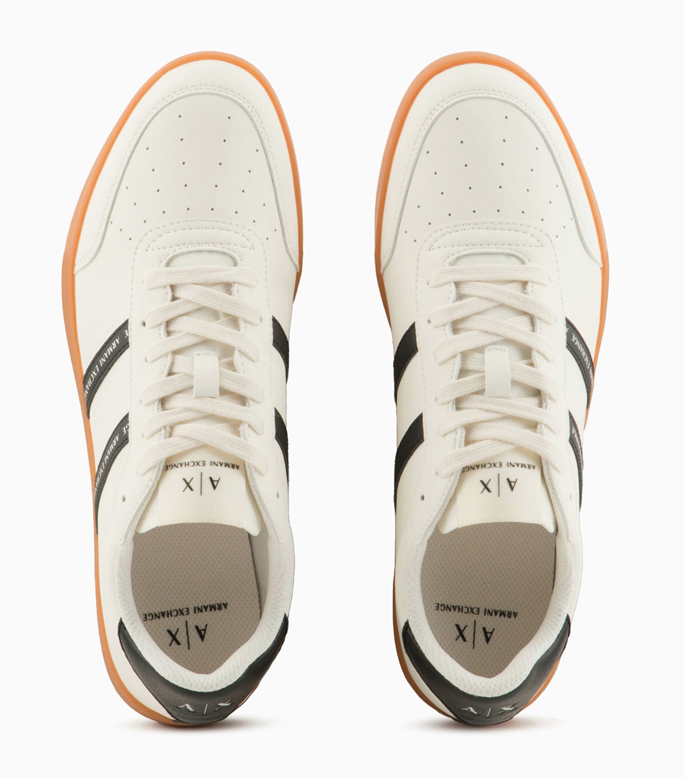 Men's Sneakers with Logo Off White/Black