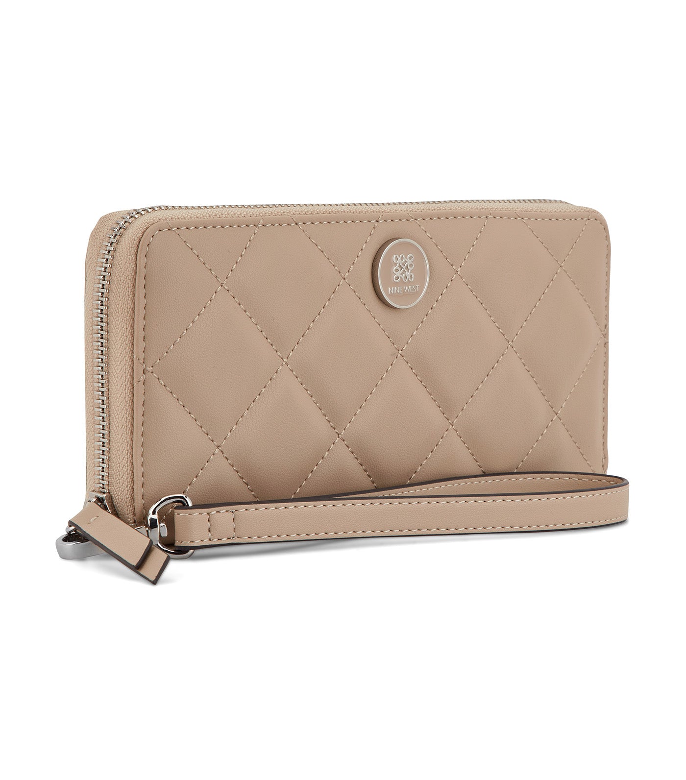 Haleema Zip Around Wristlet Wallet Oat