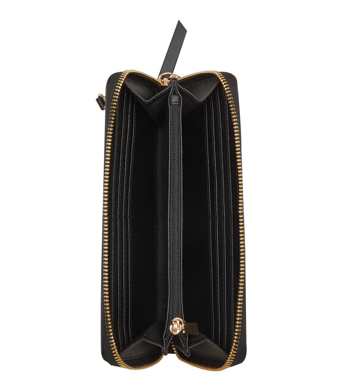 Lockup 9 Zip Around Wrist Wallet Onyx Logo
