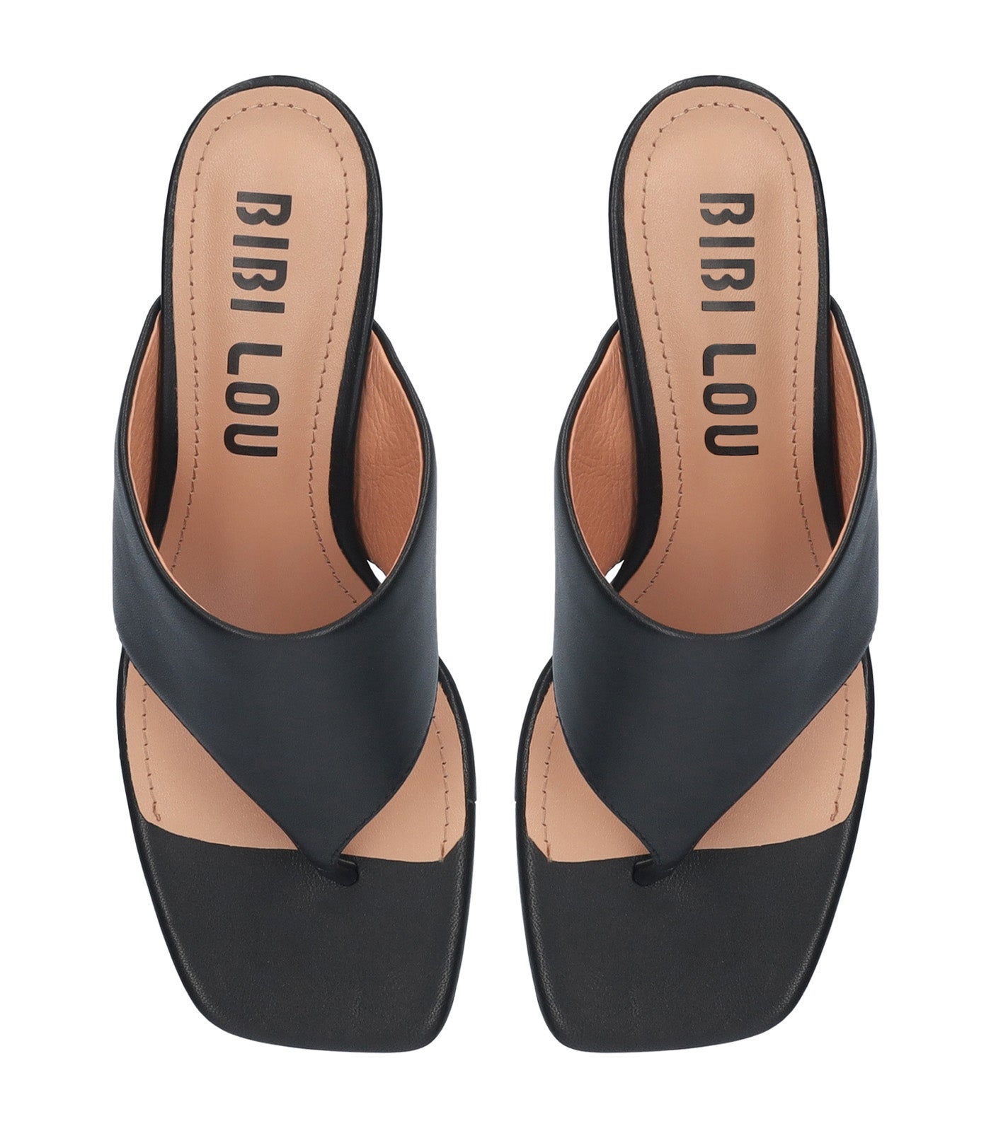 Bibi Lou Zia Heeled Mules 50 Black 