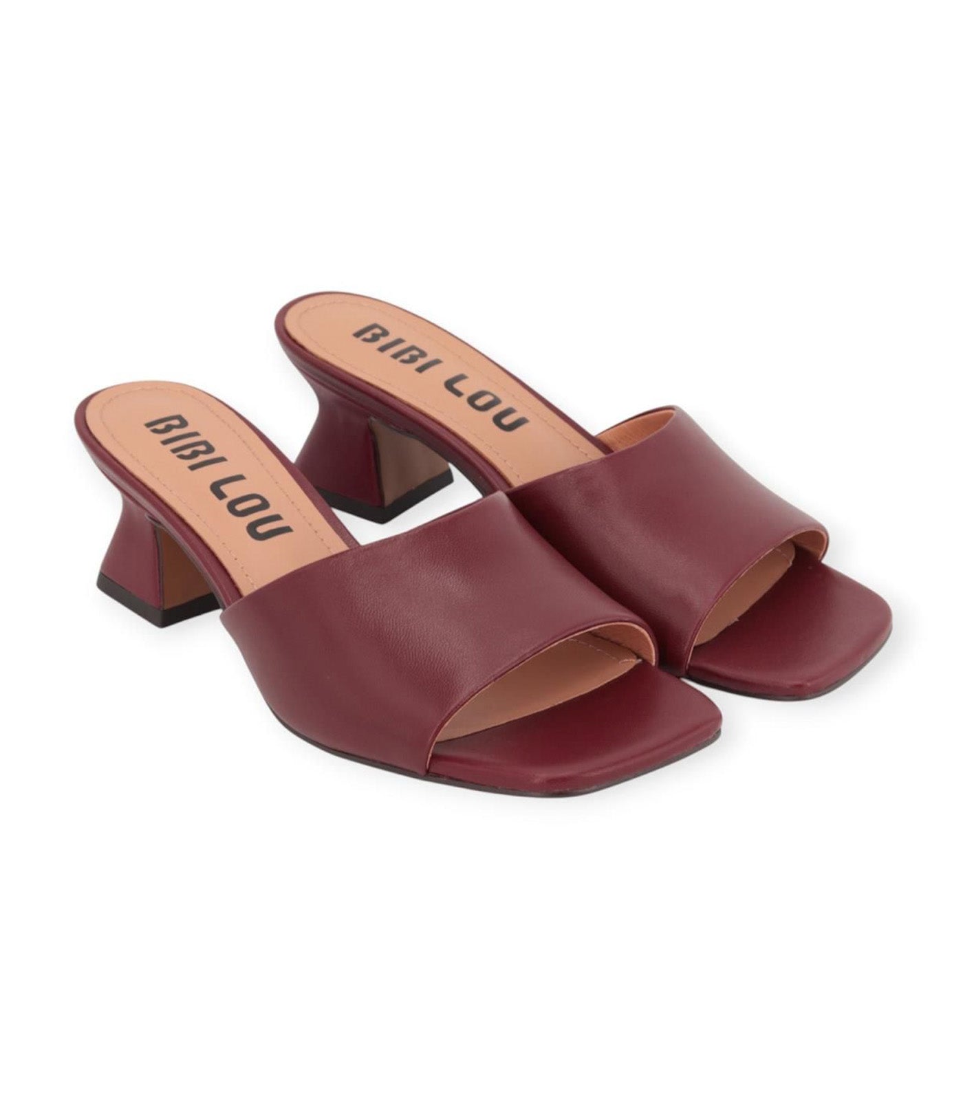 Bibi Lou Zia Heeled Sandals 50 Maroon