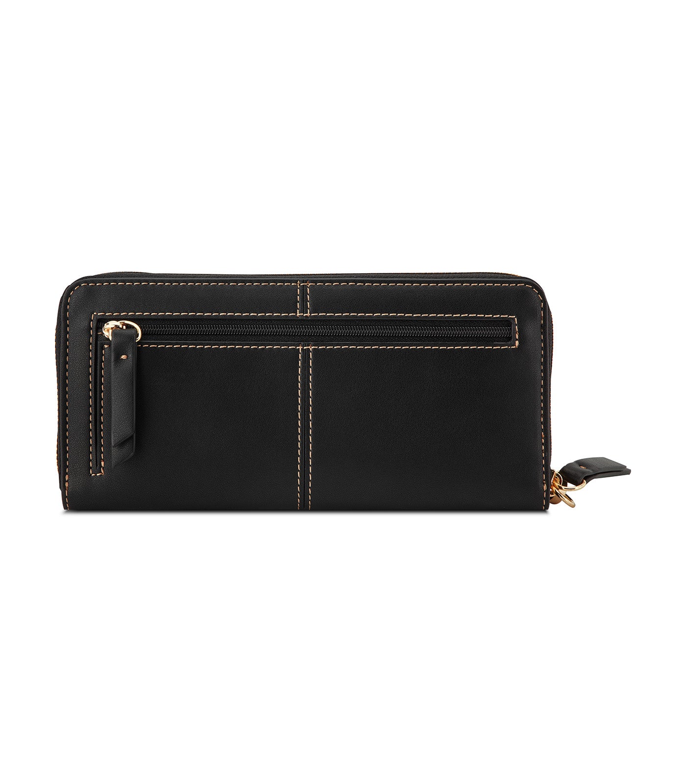 Paxtin Zip Around Wrist Wallet Black