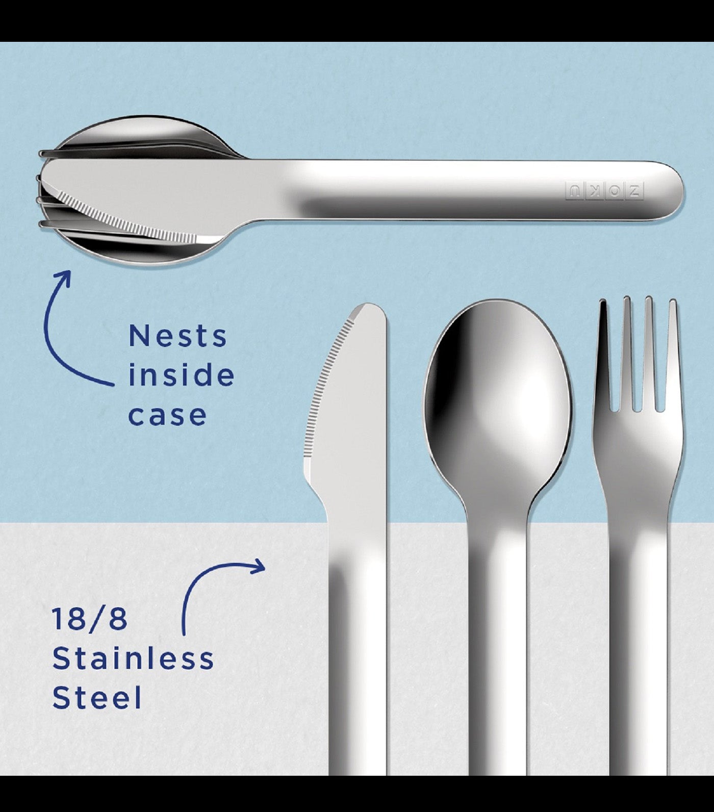 Kids Pocket Utensil Set