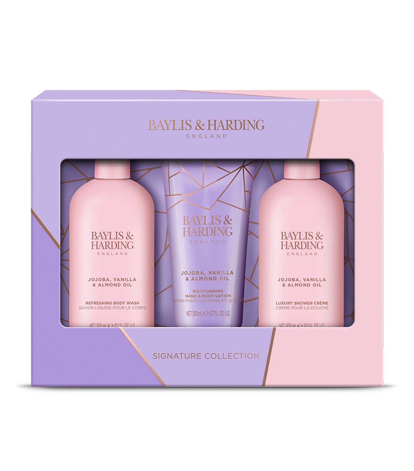 Jojoba, Vanilla & Almond Oil Luxury Bathing Essentials Gift Set