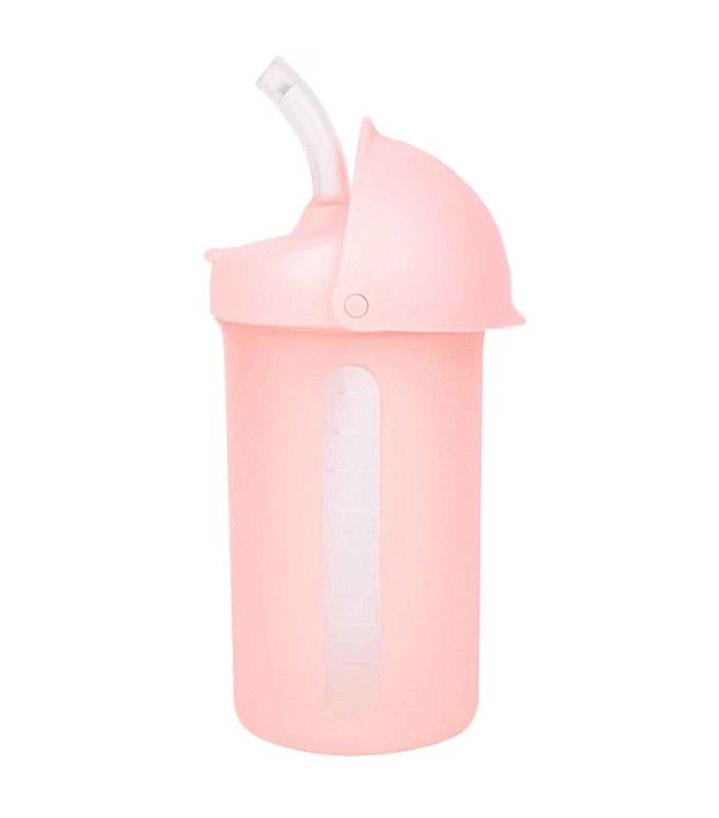 SWIG Spill Proof Silicone Straw Cup 9oz Pink